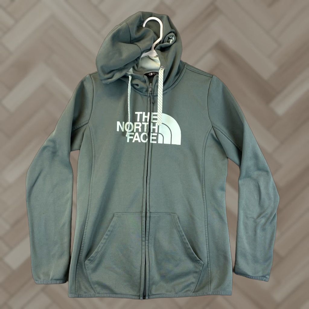 The North Face The North Face Hoodie Zip Pullover M Medium Green Big Logo 57-21 Womens Size M / US 6-8 / IT 42-44 - 1 Thumbnail
