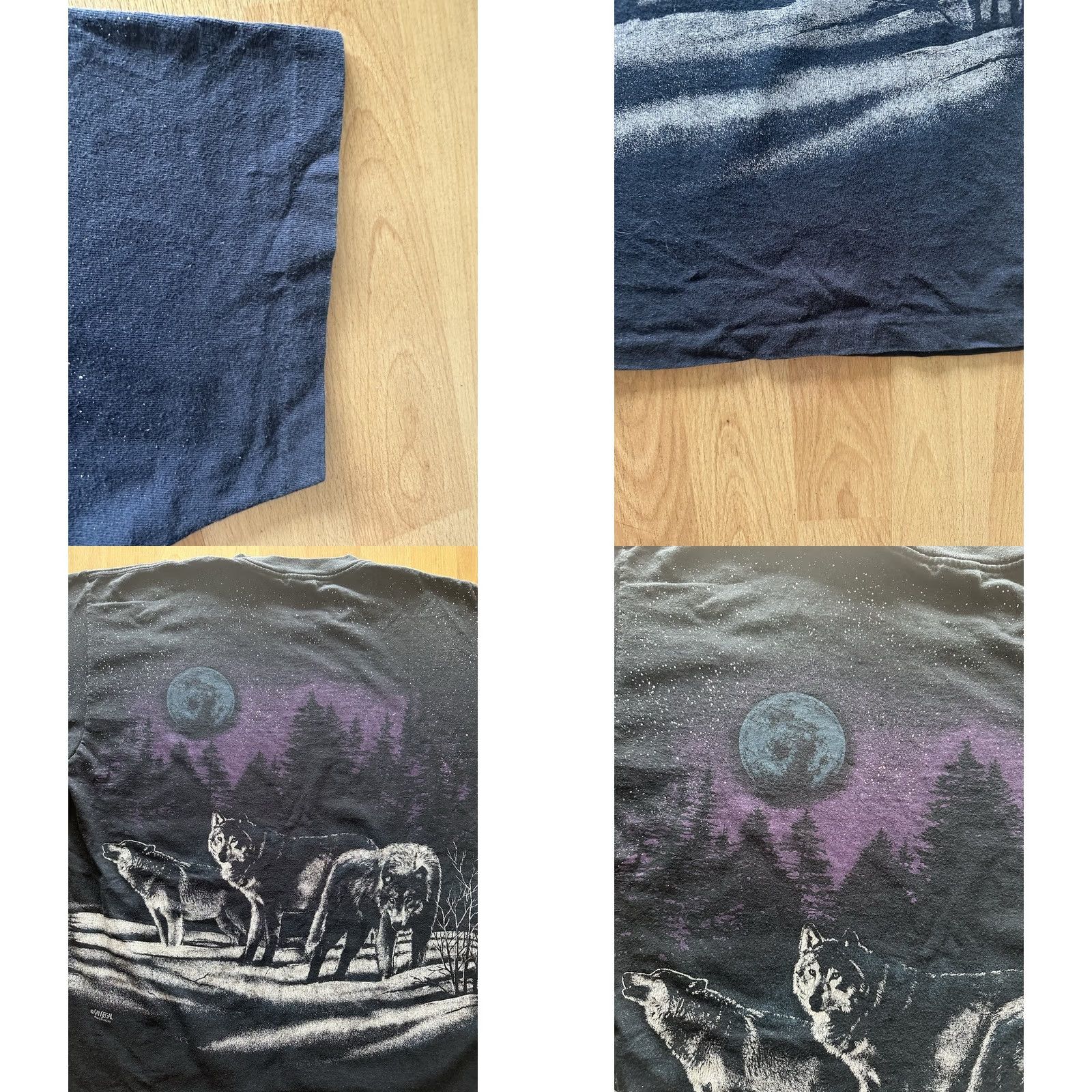 Anvil VINTAGE Great Smoky Mountains Anvil 90s T-Shirt XL Mens Solid Black Short Sleeve Crew Neck Cotton Size US XL / EU 56 / 4 - 8 Thumbnail