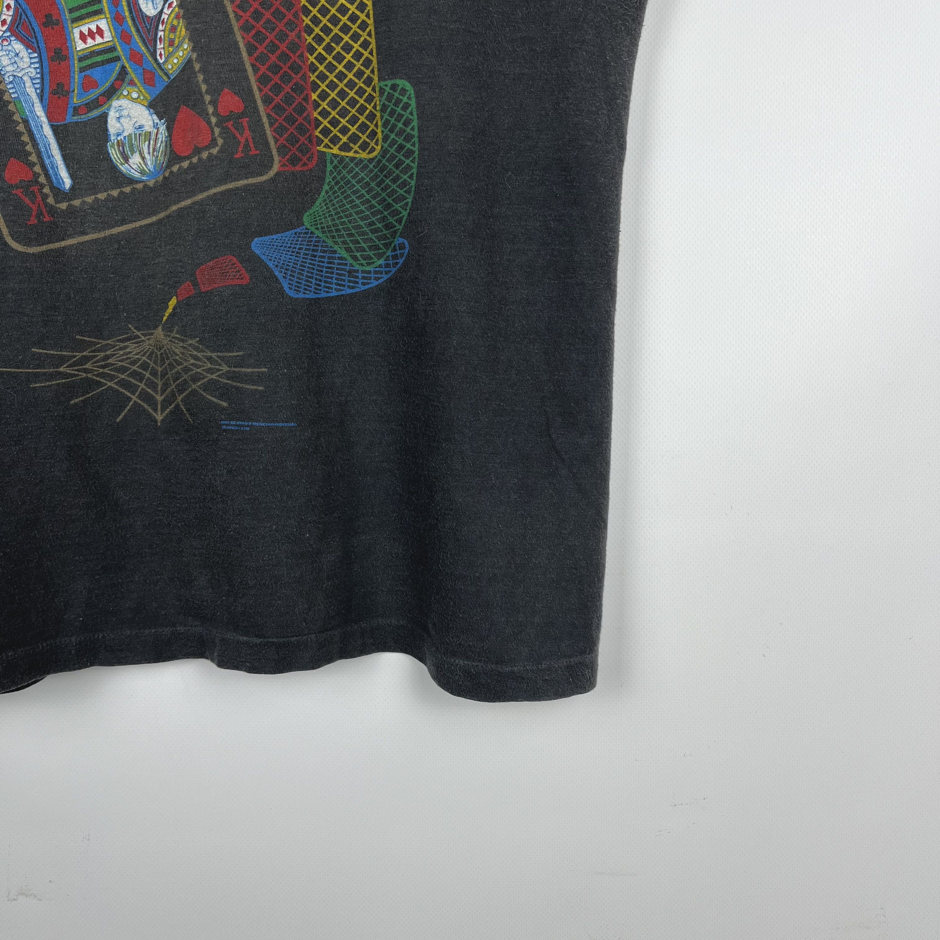 Band Tees Vintage Marillion Tour Rock Band Cropped T Shirt 1986 Size US M / EU 48-50 / 2 - 3 Thumbnail