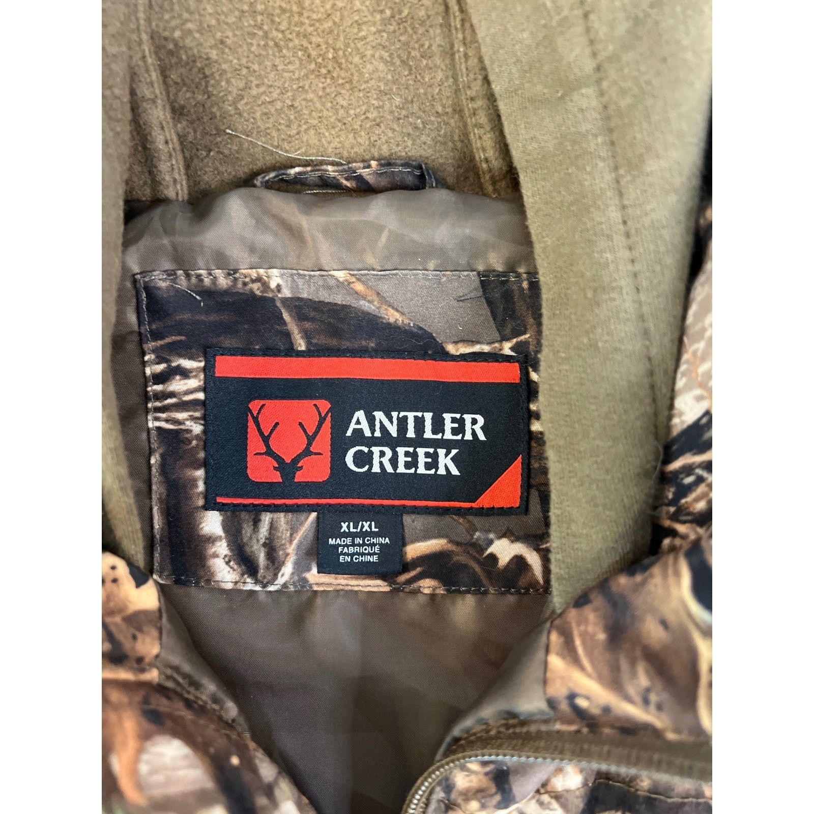 Cabelas Antler Creek Mens Camo Puffer Vest Hoodie Jacket XL Size US XL / EU 56 / 4 - 4 Thumbnail