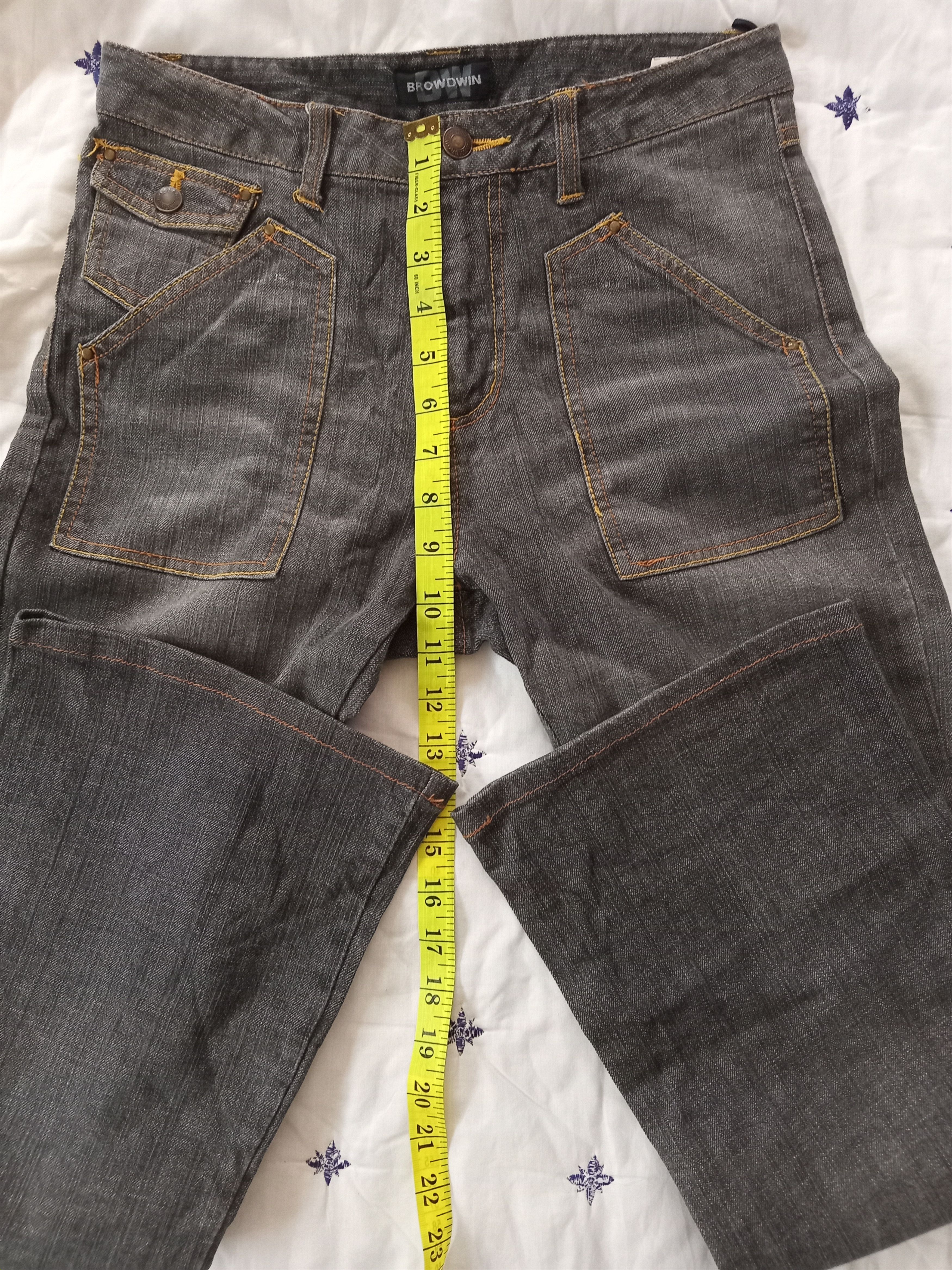 Hysteric Glamour × Japanese Brand Vintage BROWDWIN Flare Bush Pants Japanese Brand Size US 28 / EU 44 - 4 Thumbnail
