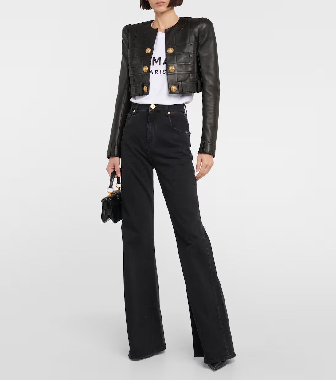 Balmain o1y0625 Denim Pant in Black Size 26" / US 2 / IT 38 - 6 Thumbnail
