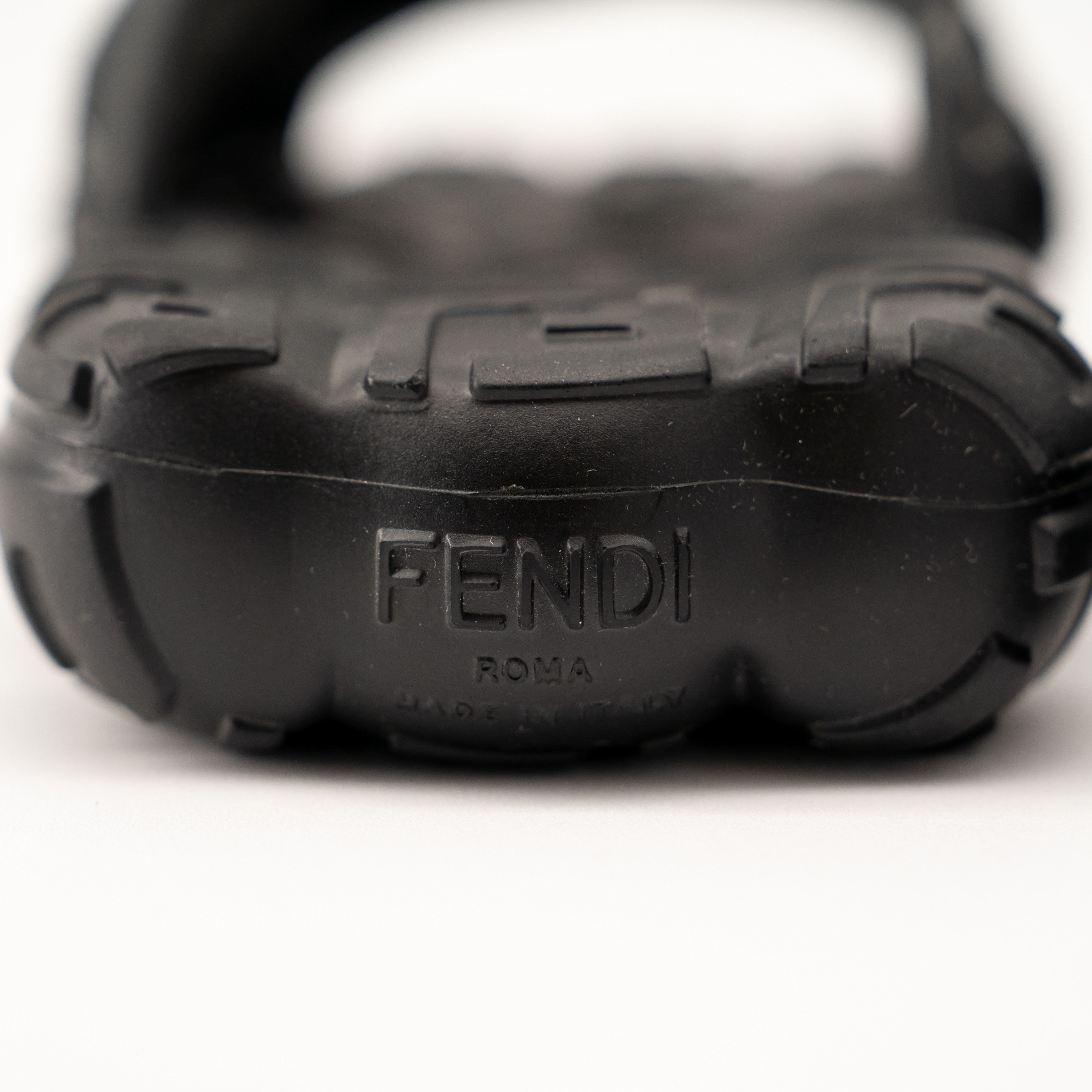 Fendi 11 uk 12 us Fendi Cloud Slides Black Rubber FF logo Embossed Size US 12 / EU 45 - 8 Thumbnail