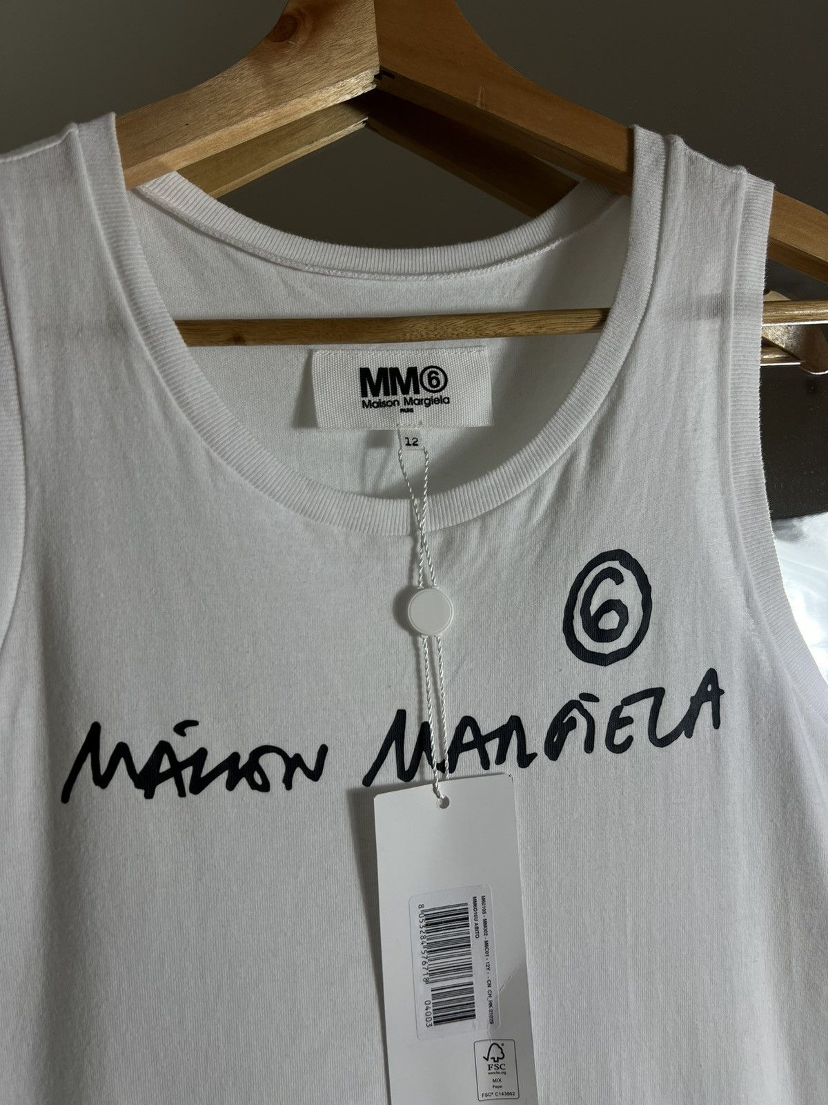 Maison Margiela Maison Margiela MM6 Contrast Panel Dress WhiteTop BlackSkirt Size S / US 4 / IT 40 - 7 Thumbnail