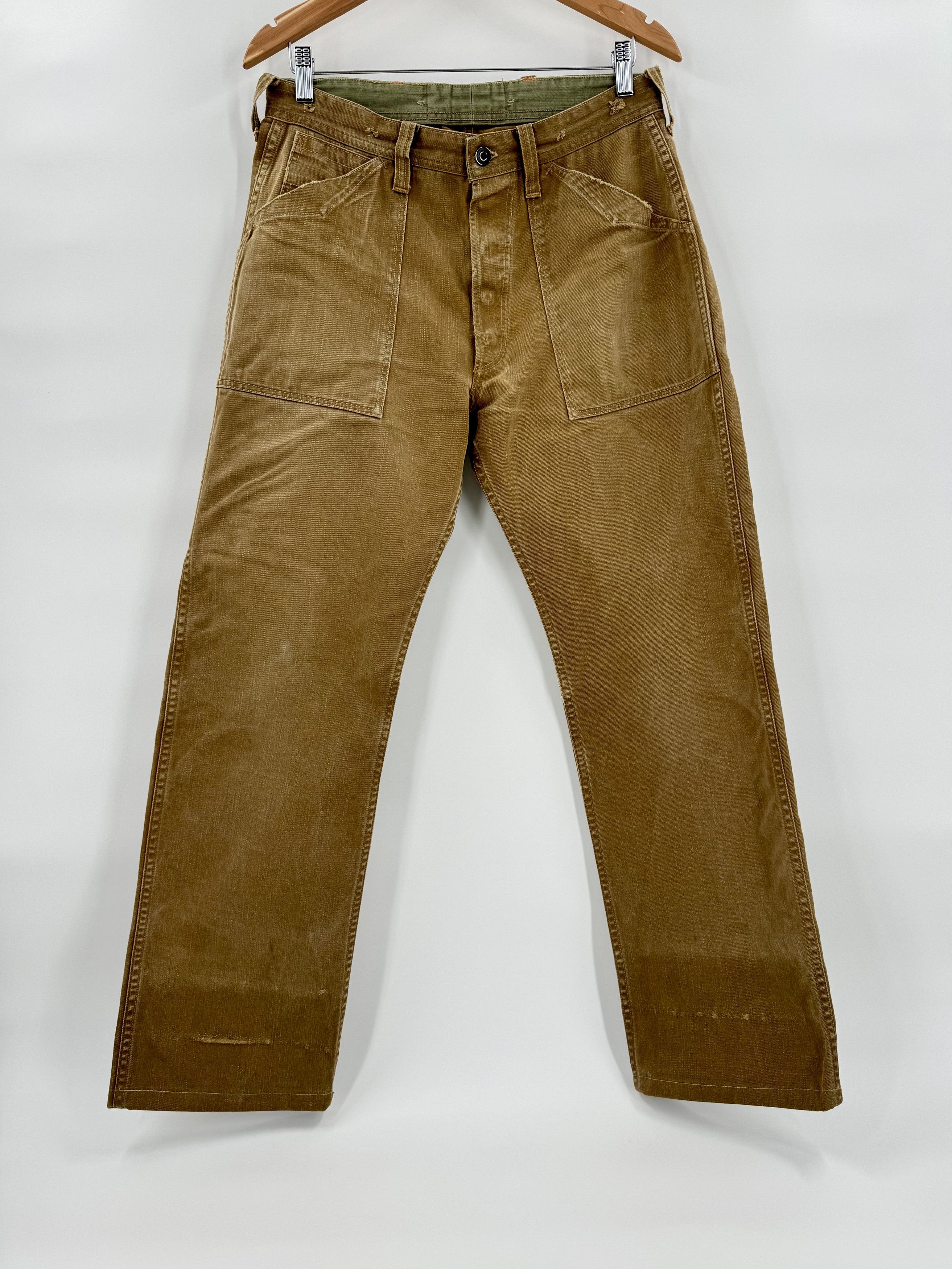 Freewheelers Freewheelers Longshoreman Overalls Trousers Bronze