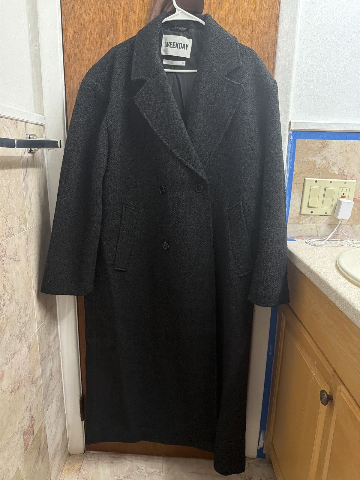 Weekday Weekday Wool blend oversized coat Size US M / EU 48-50 / 2 - 3 Thumbnail