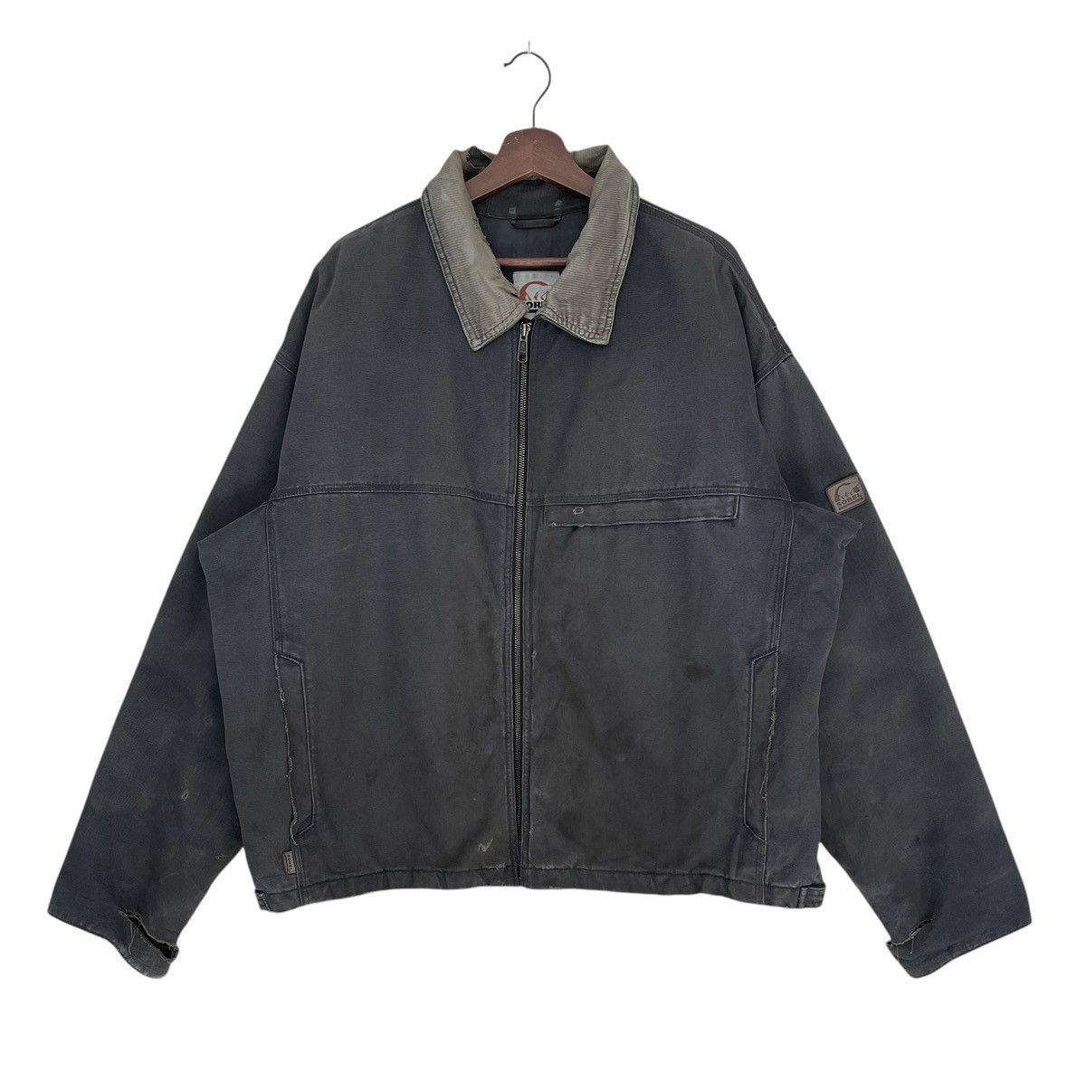 SOREL × Vintage Vintage Brand Sorel Dark Canvas Jacket 1990s Size US XXL / EU 58 / 5 - 1 Thumbnail
