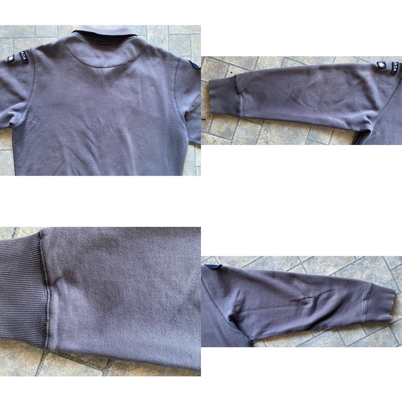 Vintage VINTAGE Red Canoe RCAF Canada Full Zip Sweatshirt Men L Gray Mens Size US L / EU 52-54 / 3 - 10 Thumbnail