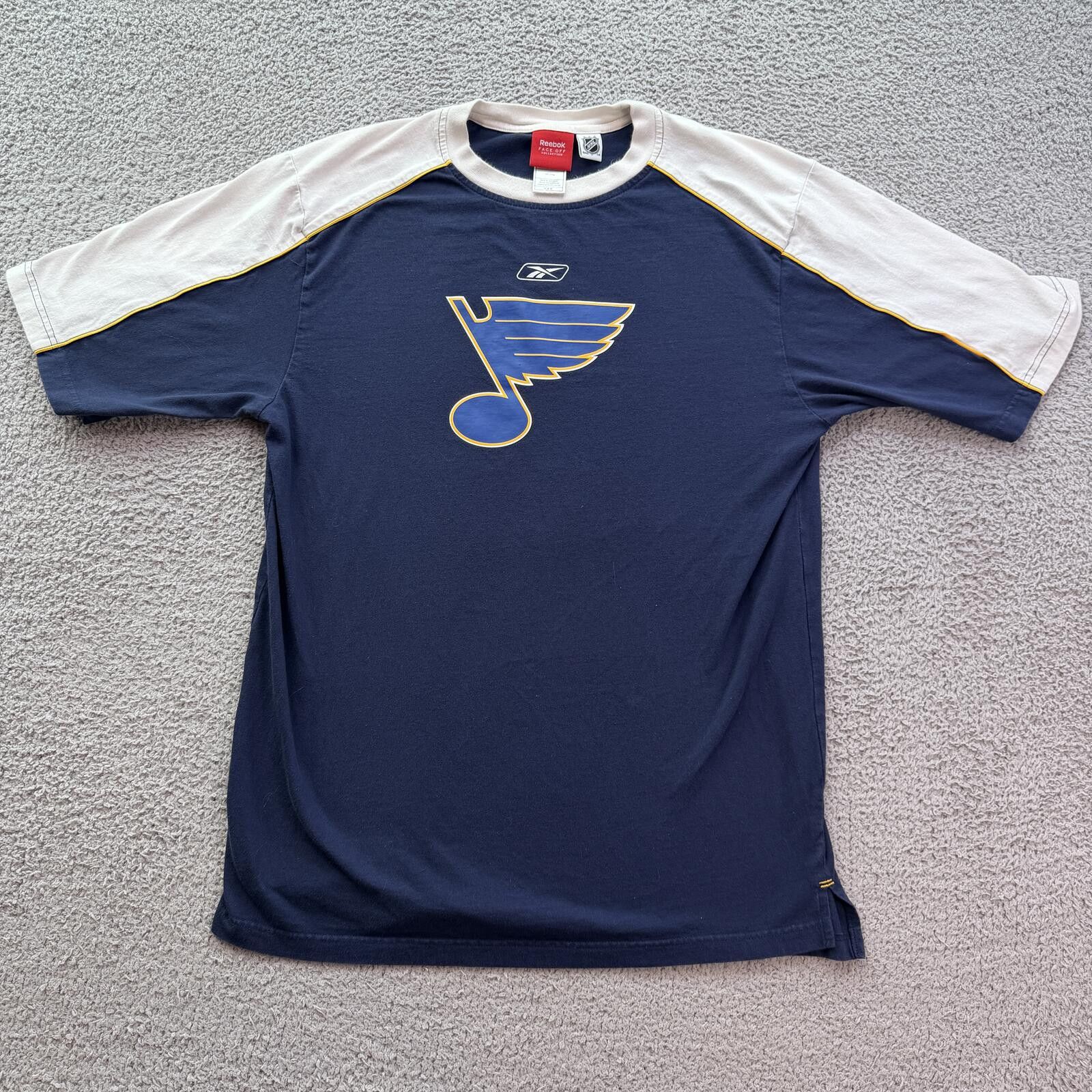 Reebok Reebok St Louis Blues NHL Hockey T Shirt Y2K Blue Tee M Size US M / EU 48-50 / 2 - 1 Thumbnail