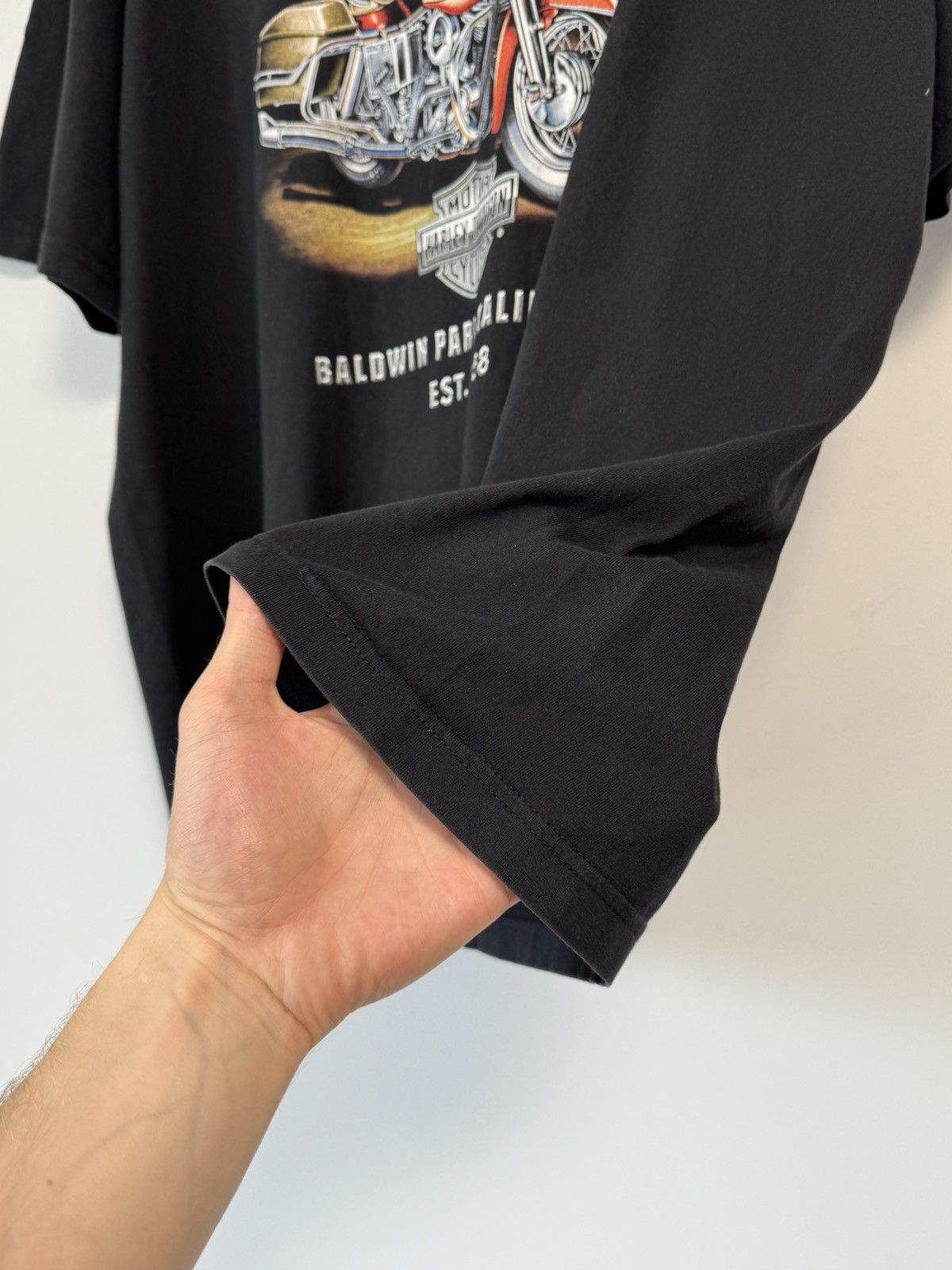 Harley Davidson 🏍️Harley Davidson Vintage Y2K style T-Shirt Biker Size US XL / EU 56 / 4 - 8 Thumbnail