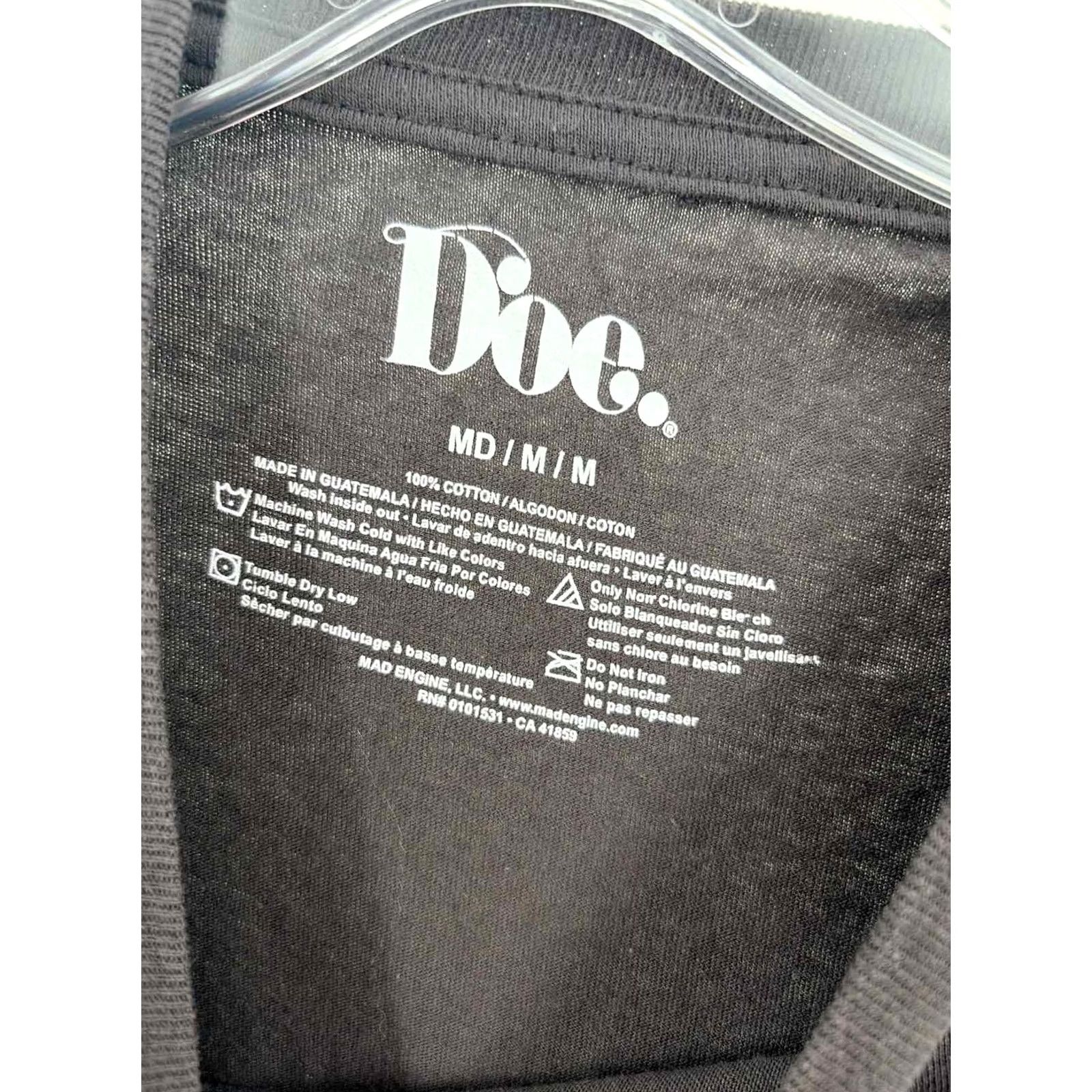 Vintage Pre-Owned Doe Grey Size Medium Graphic T-shirt Size M / US 6-8 / IT 42-44 - 3 Thumbnail