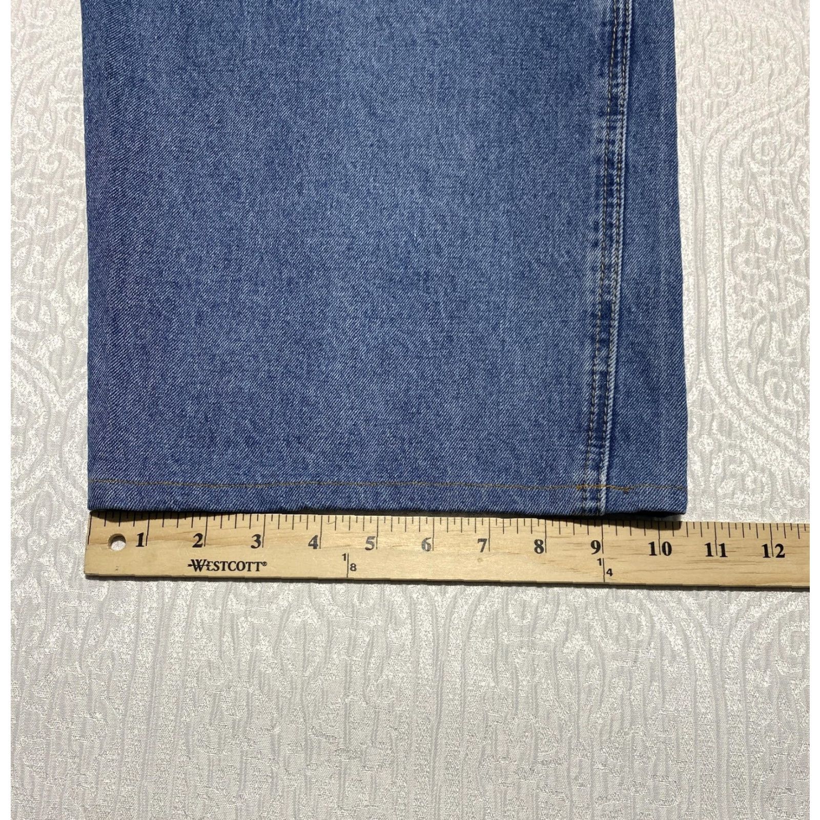 Vintage Steve and Barry's Carpenter Pants Mens 40x26 Blue Denim Workwear Utility Hemmed Size US 40 / EU 56 - 7 Thumbnail