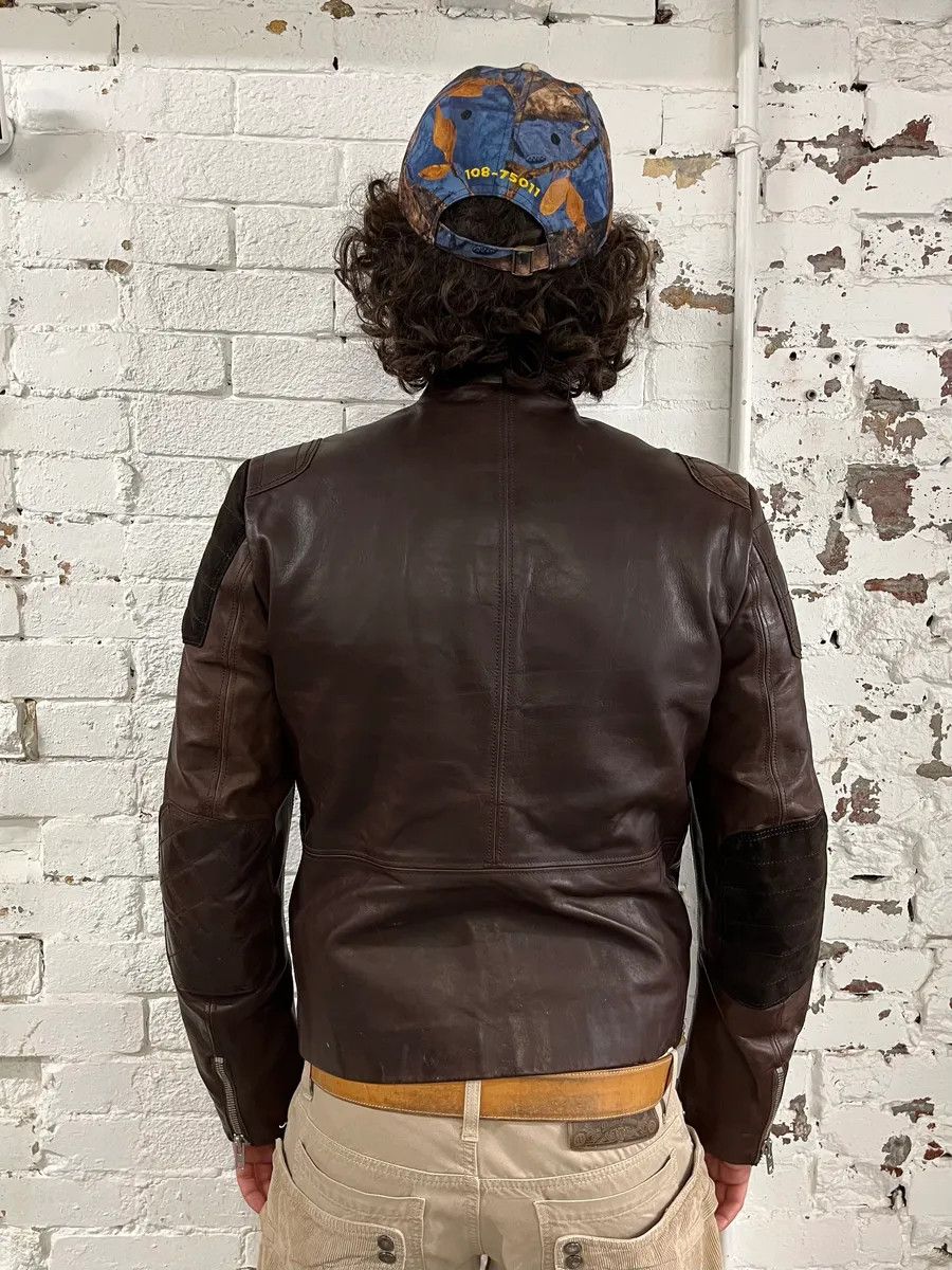 Acne Studios AW2011 Acne Padded Multi-Zips Biker Brown Leather Jacket Size US S / EU 44-46 / 1 - 3 Thumbnail