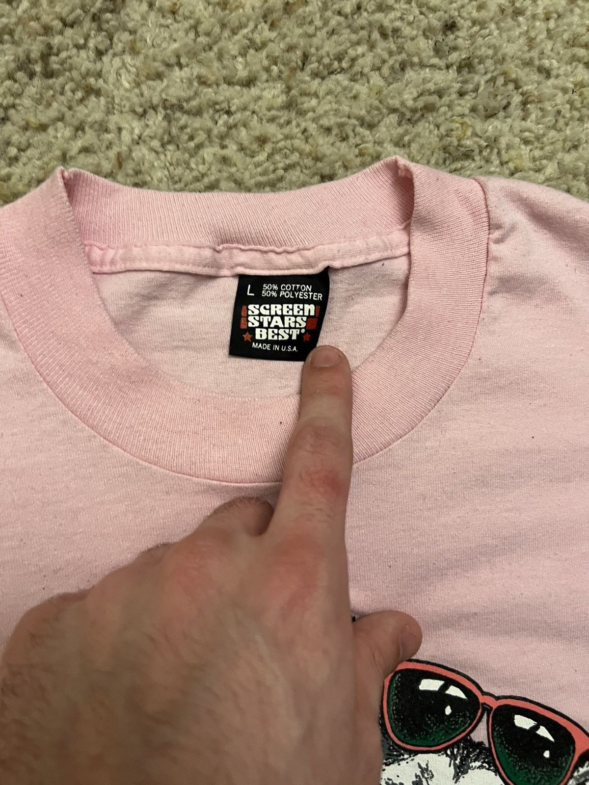 basketcase gallery Vintage Foxy Montana pink fox graphic tee Size US L / EU 52-54 / 3 - 3 Thumbnail