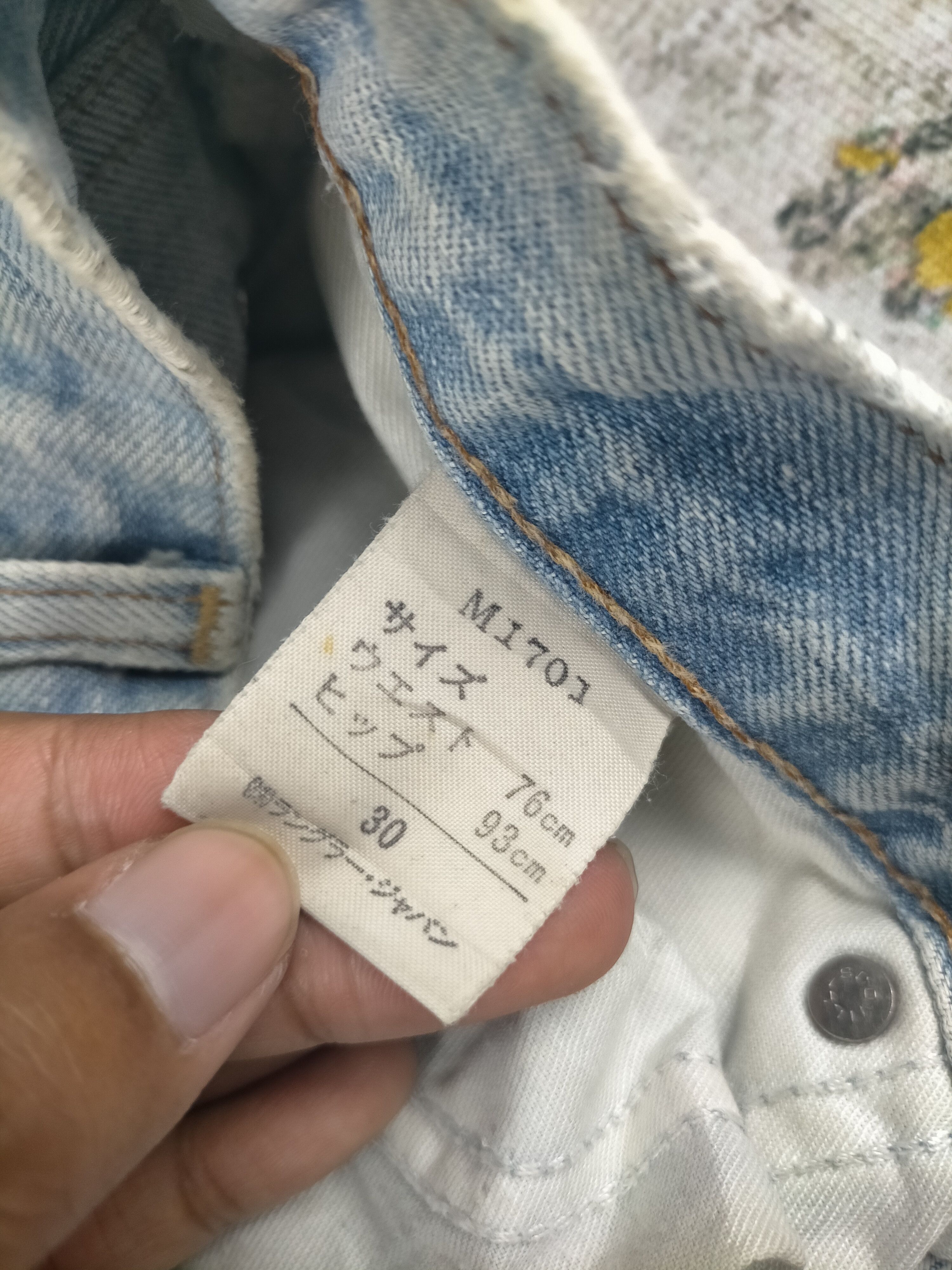 Wrangler 🔥 Vintage Wrangler Grunge Light Wash Distressed Jeans Size US 28 / EU 44 - 9 Thumbnail