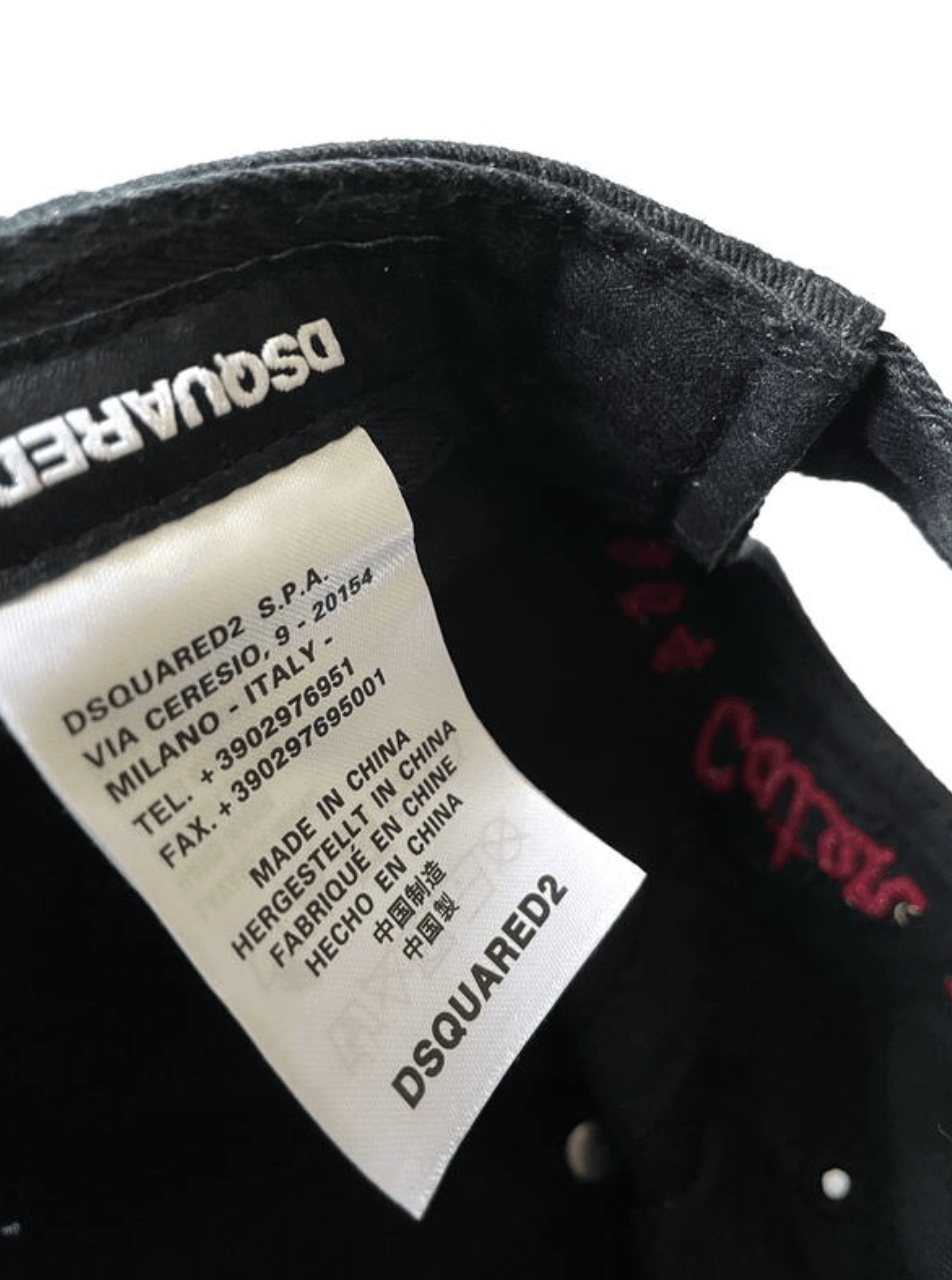 Dsquared2 Cap Dsquared2 Black Big Logo Size ONE SIZE - 9 Thumbnail