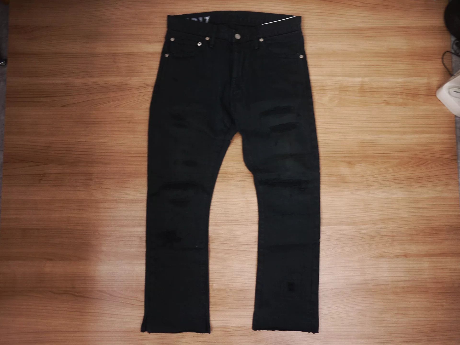 Visvim VISVIM SOCIAL SCULPTURE D17 Black Jeans Size US 32 / EU 48 - 1 Thumbnail