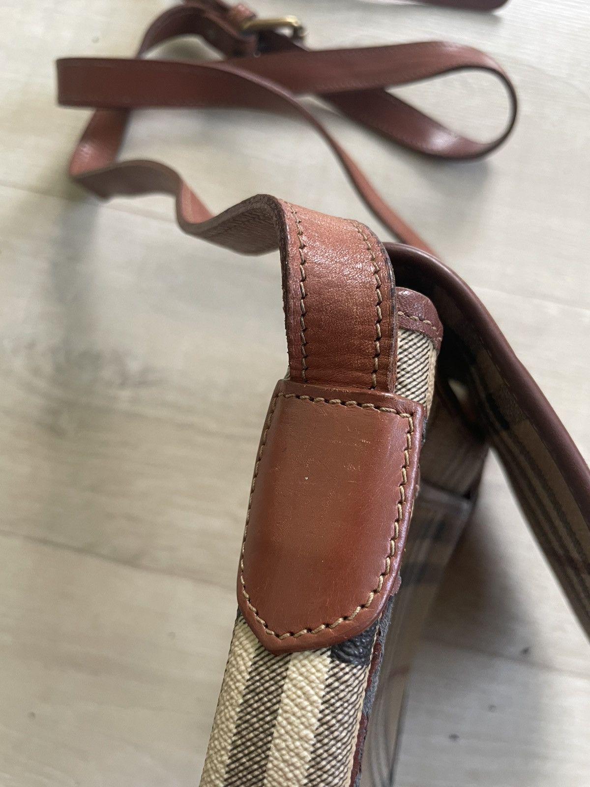 Burberry × Vintage Burberry's Vintage Bag messenger Size ONE SIZE - 14 Thumbnail