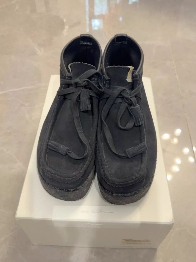 Visvim Visvim Beuys Trekker Folk Black Kangaroo Shoes Size US 10 / EU 43 - 1 Thumbnail
