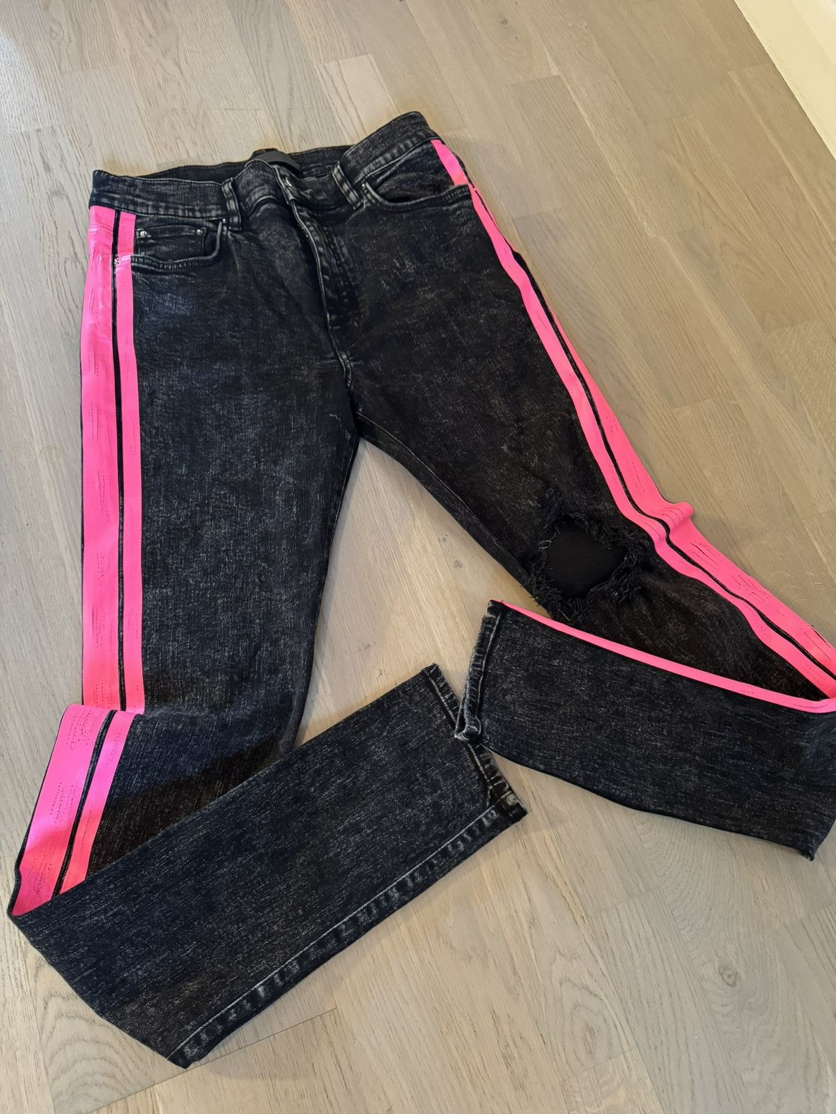Amiri AMIRI jeans study TAPE MEASUREMENTS IN PHOTOS AND DESCRIPTIO Size US 32 / EU 48 - 2 Thumbnail