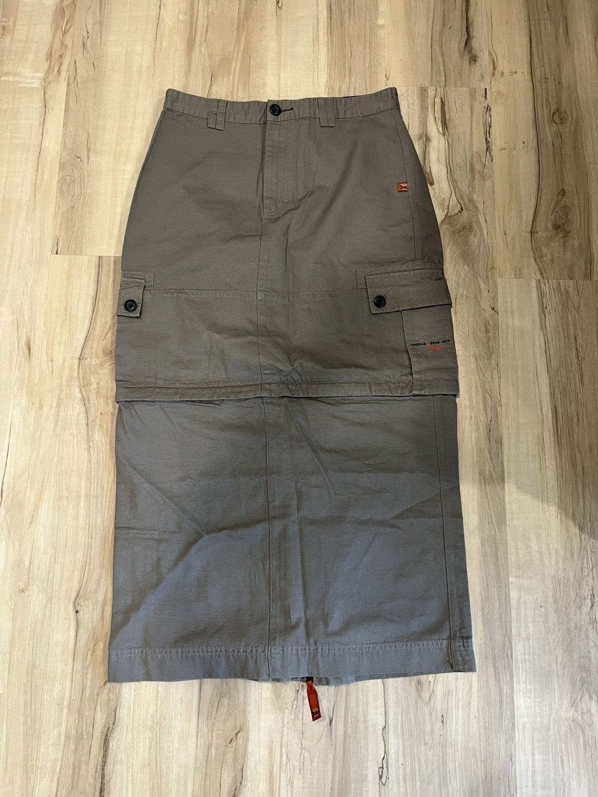 Triple 5 Soul × Vintage Vintage triple five soul cargo femme maxi skirt Size 30" / US 8 / IT 44 - 1 Thumbnail