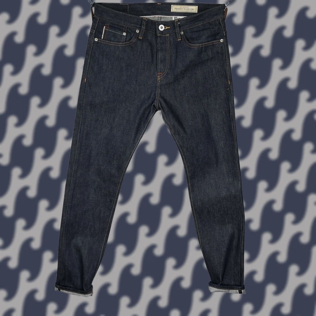 H&M H&M Jeans Men Slim Regular Tapered 13oz Selvedge Denim 30x32 Blue 5-Pocket Cotton Inseam 32 Vintage No Size US 30 / EU 46 - 1 Thumbnail