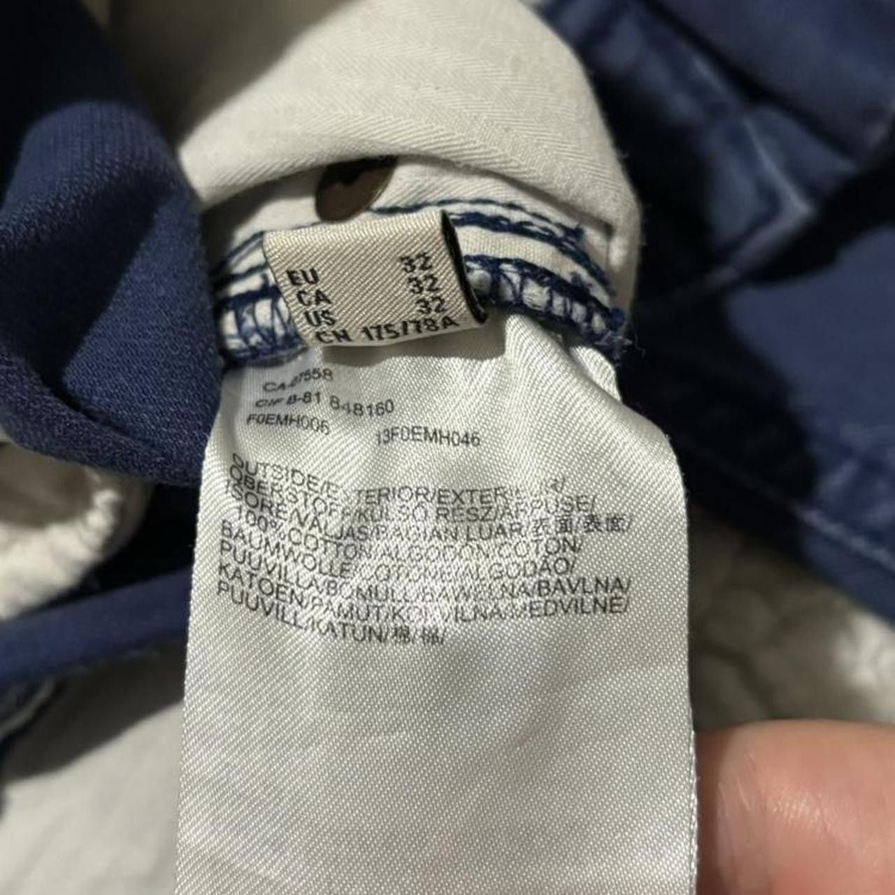 Mexx Deep Blue Cargo Shorts Size US 35 - 5 Thumbnail