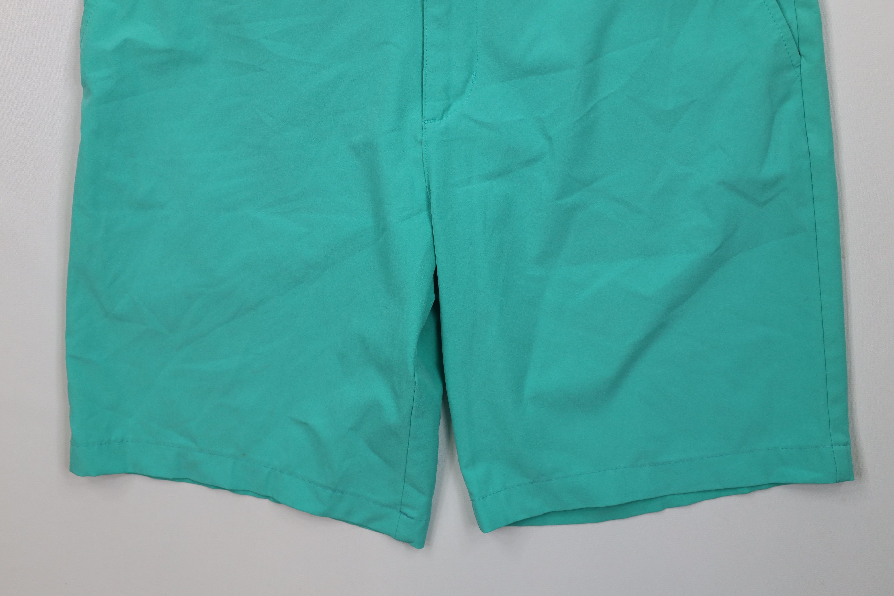 Adidas Adidas Golf Stretch Flat Front Golfing Chino Shorts Teal Size US 30 / EU 46 - 4 Thumbnail