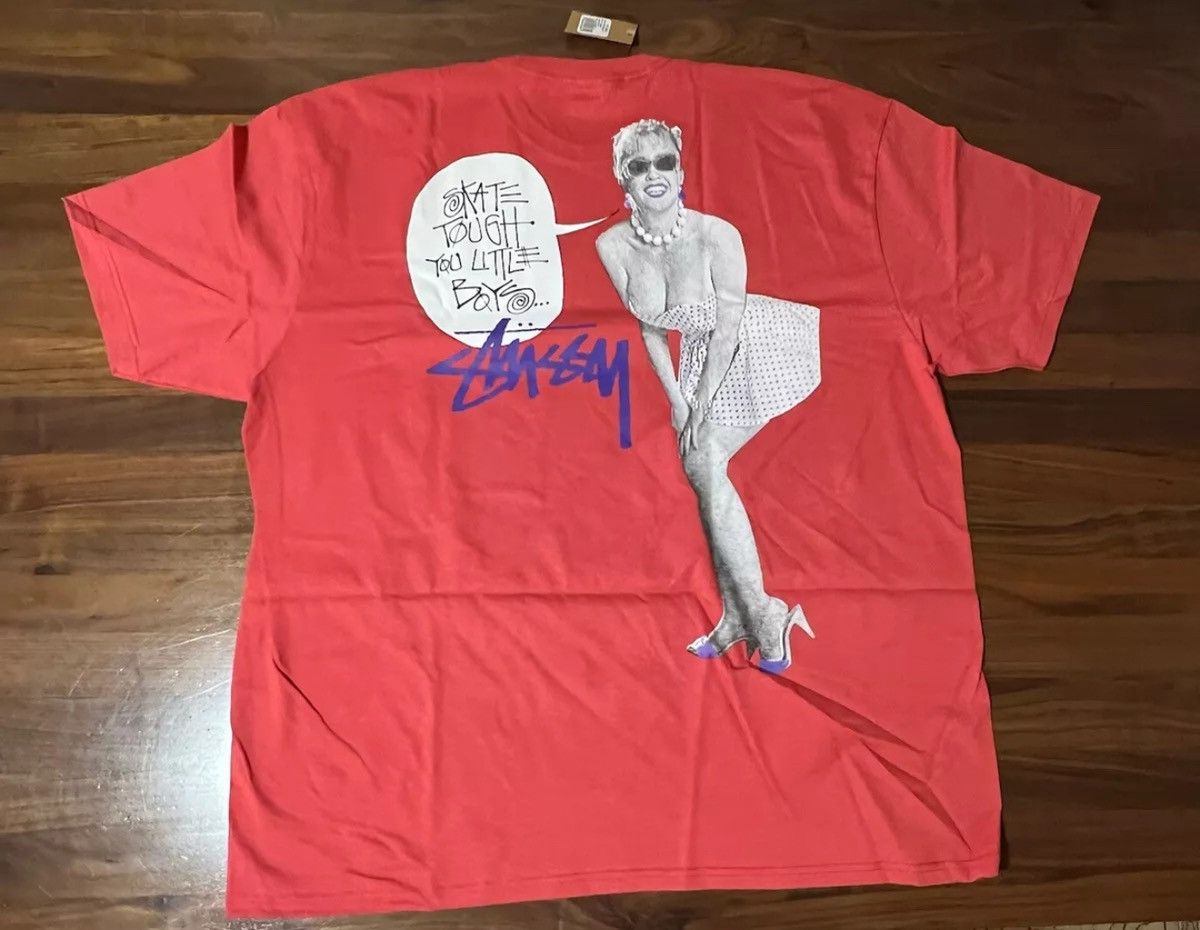 Stussy STÜSSY © 2023 SKATE TOUGH TEE in PEPPER COTTON T-SHIRT XL Size US XL / EU 56 / 4 - 1 Thumbnail