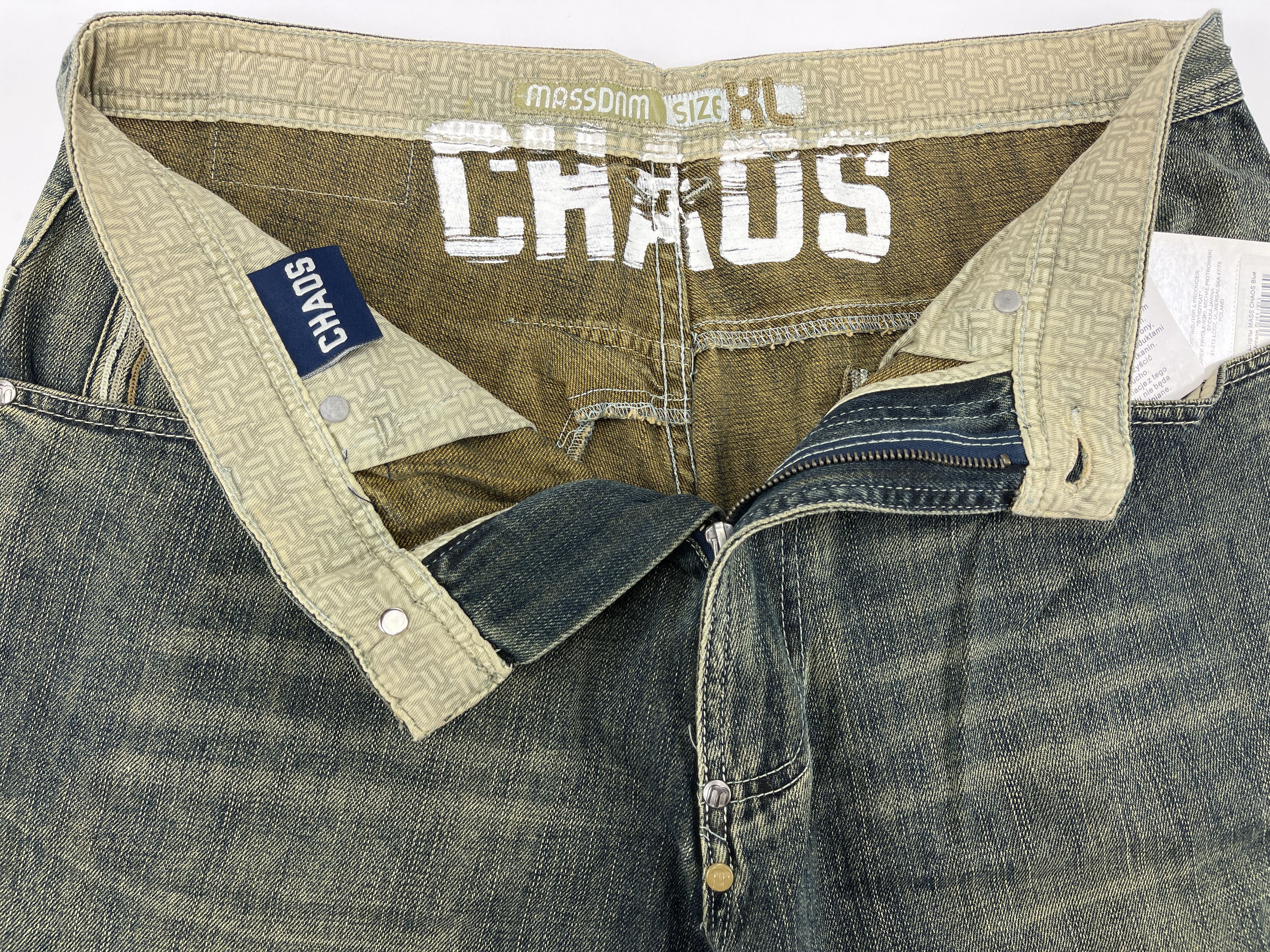 Vintage Mass DNM jeans shorts, vintage hip hop, 90s, skater, size 34 Size US 34 / EU 50 - 11 Thumbnail