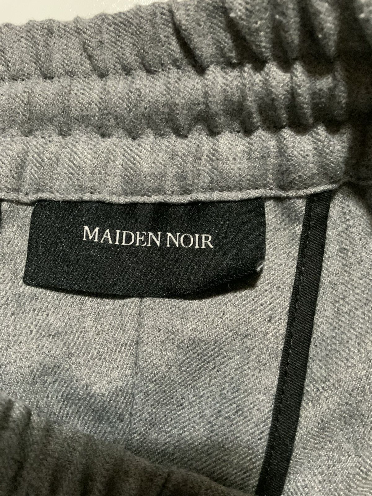 Designer Maison Noir Son Of The Seventh Pleated Gray Trouser Pants Size US 32 / EU 48 - 4 Thumbnail
