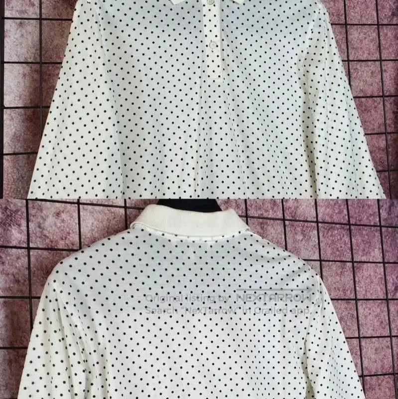 Dior Dior White Polka Dot Long Sleeve T. Size M / US 6-8 / IT 42-44 - 3 Thumbnail