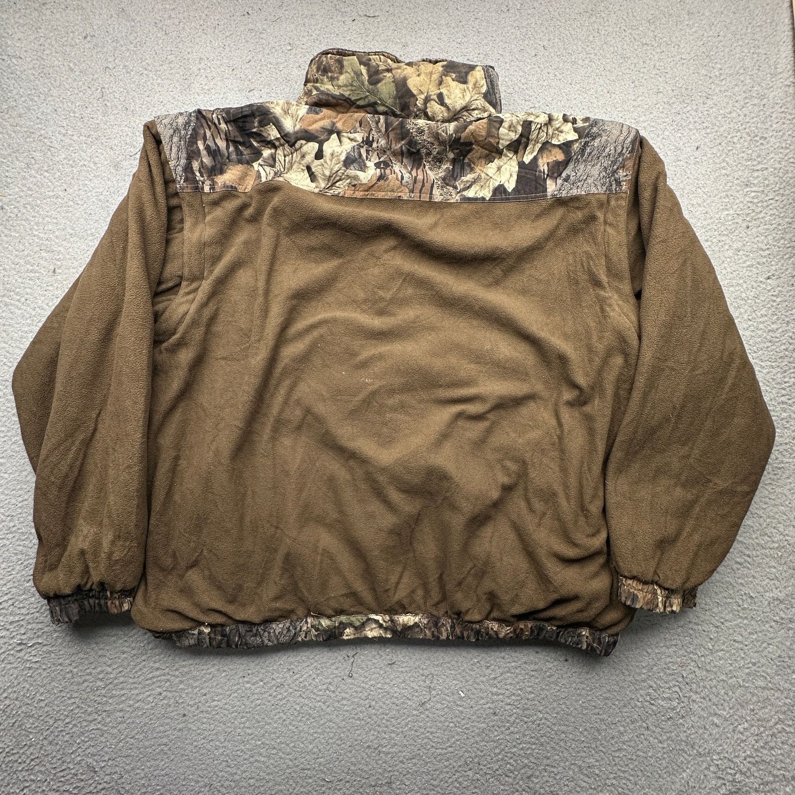 Mossy Oaks Mossy Oak Reversible Camouflage Fleece Hooded Jacket Mens XL Size US XL / EU 56 / 4 - 5 Thumbnail