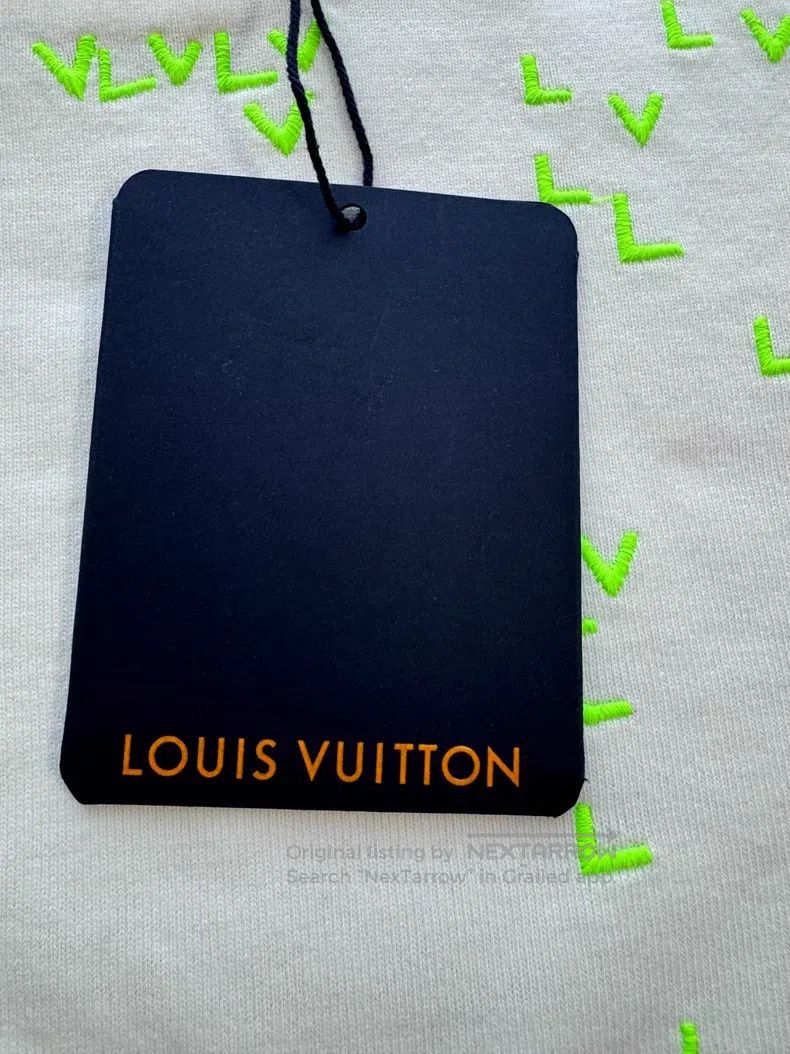 Louis Vuitton Louis Vuitton Fluorescent Green Airplane Embroidered Short Size US L / EU 52-54 / 3 - 4 Thumbnail