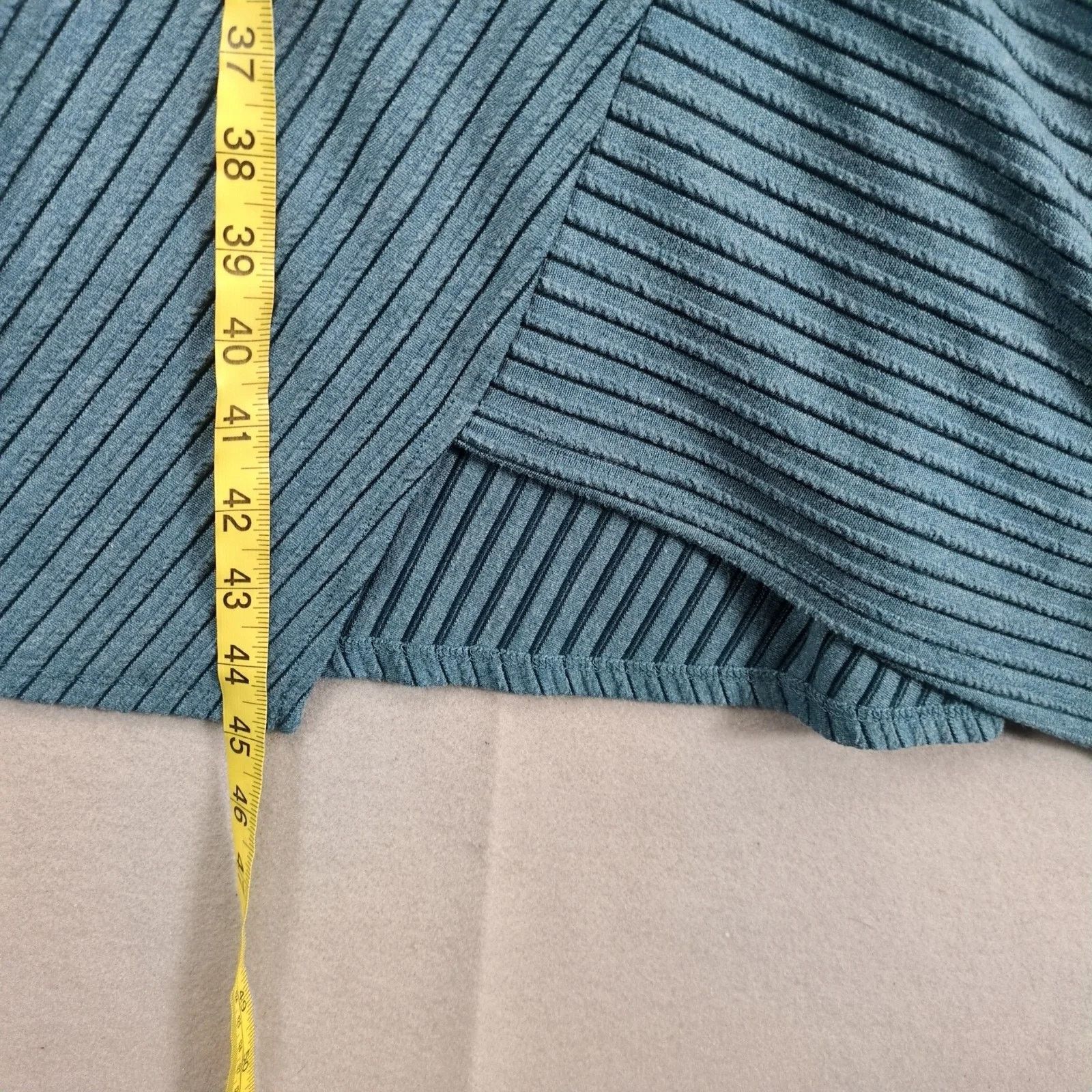 Other Cato Geometric Lines Blue Knit Midi Dress Plus Size 22/24W Size 4XL / US 24-26 - 9 Thumbnail