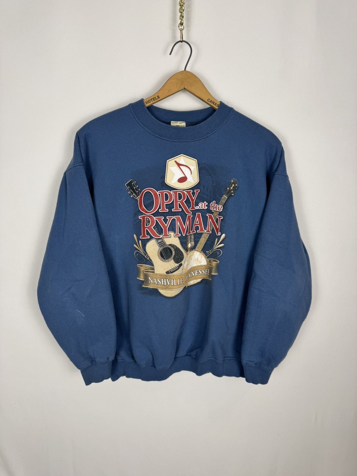 Vintage Vintage 1990s Nashville Opry At The Ryman Sweatshirt Size US L / EU 52-54 / 3 - 1 Thumbnail