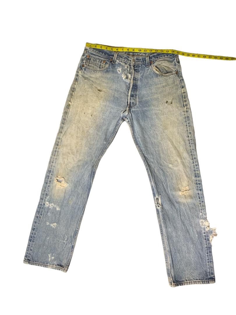 Levi's Vintage Clothing Vintage Levi’s 501 Distressed Denim Size US 34 / EU 50 - 7 Thumbnail