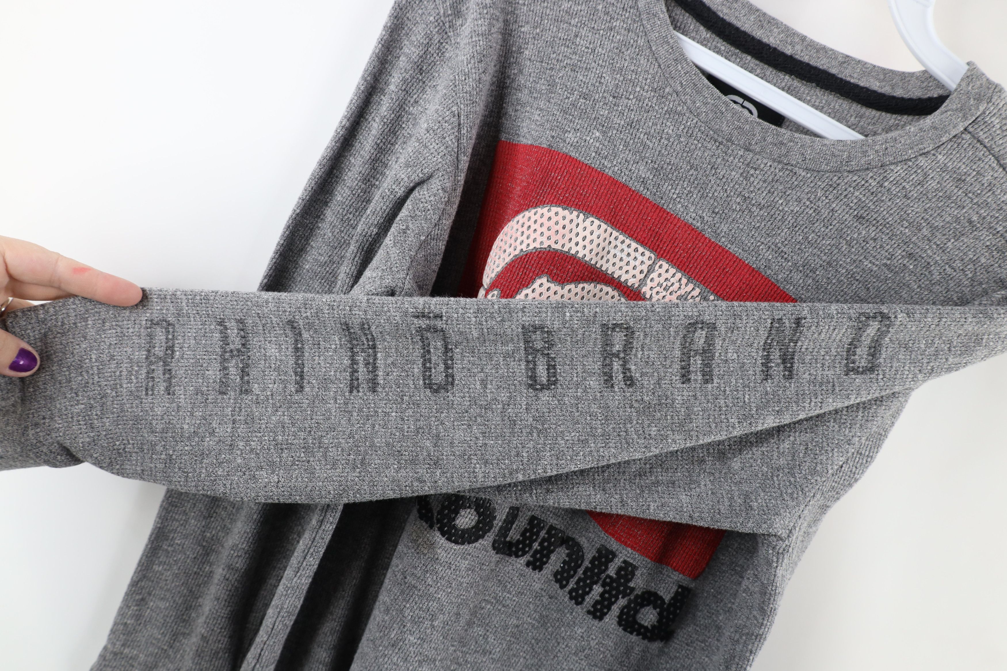 Ecko Unltd. × Vintage Vintage Ecko Thermal Waffle Knit Long Sleeve T-Shirt Gray Size US S / EU 44-46 / 1 - 5 Thumbnail