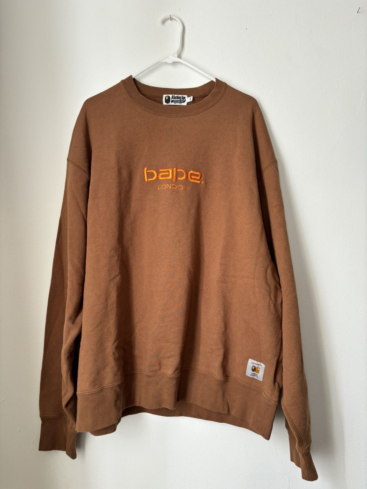 Bape × Carhartt Bape x Carhartt WIP Crewneck Size US XXL / EU 58 / 5 - 1 Thumbnail