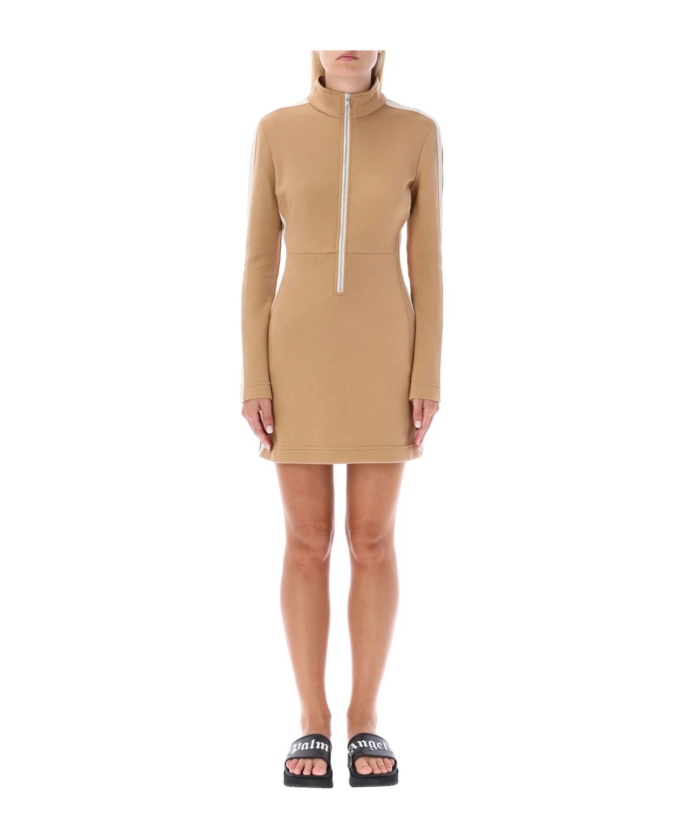 o1y1125 Shirt Mini Dress in Camel