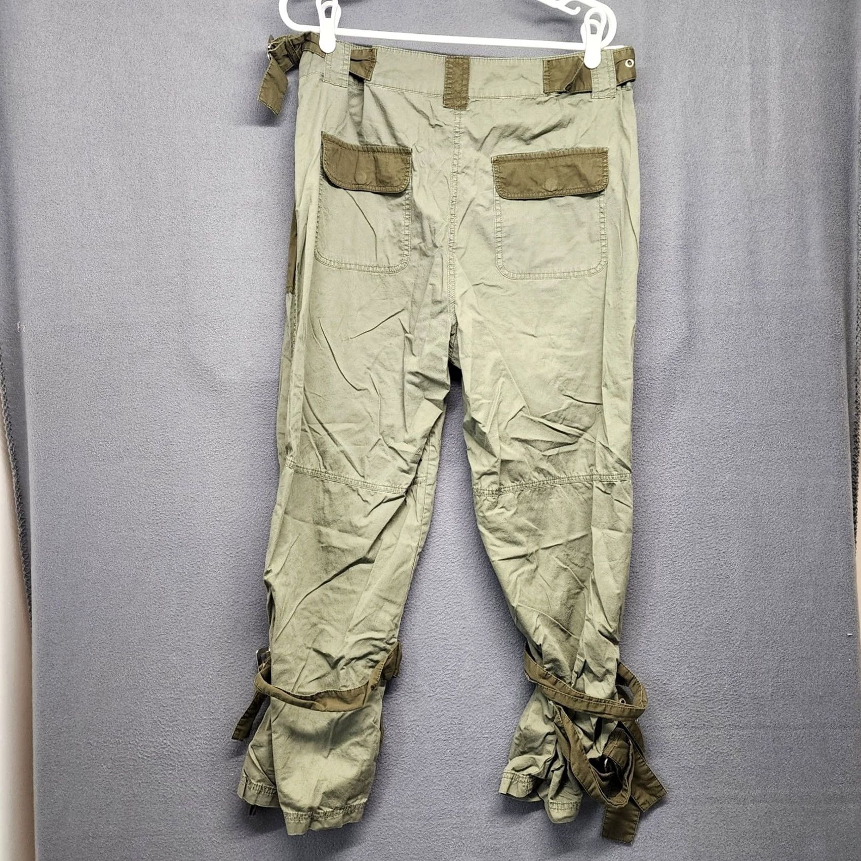 Asos ASOS Pants Womens Size 10 Green Utility Cargo Cotton Hiking Gorpcore Pants Womens 10 Green Cargo Cotton Hiking Gorpcore Mens? Size 32" / US 10 / IT 46 - 2 Thumbnail