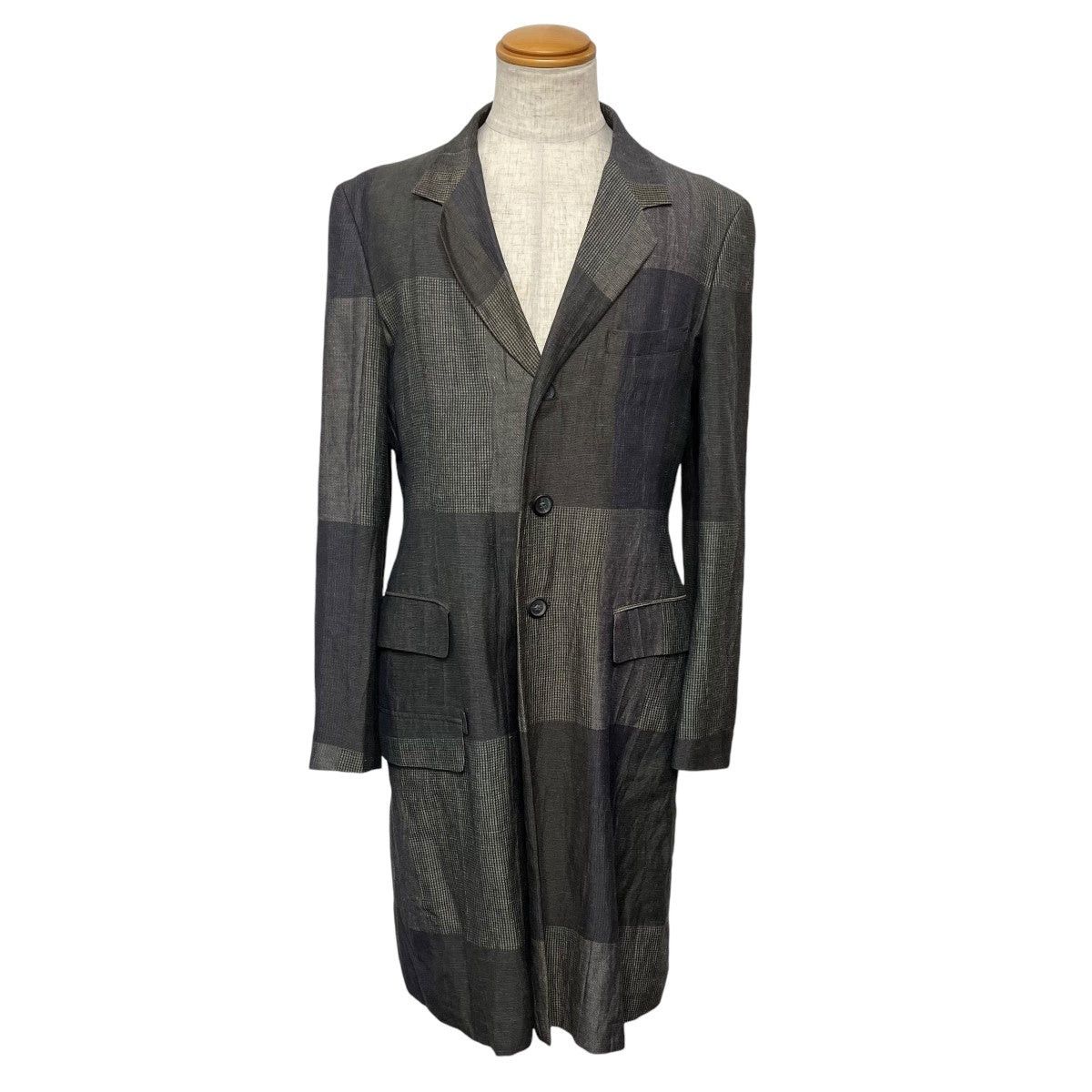 Yohji Yamamoto yohji yamamoto 20SS block linend stock jacket HN-J76-321 Size US S / EU 44-46 / 1 - 1 Thumbnail
