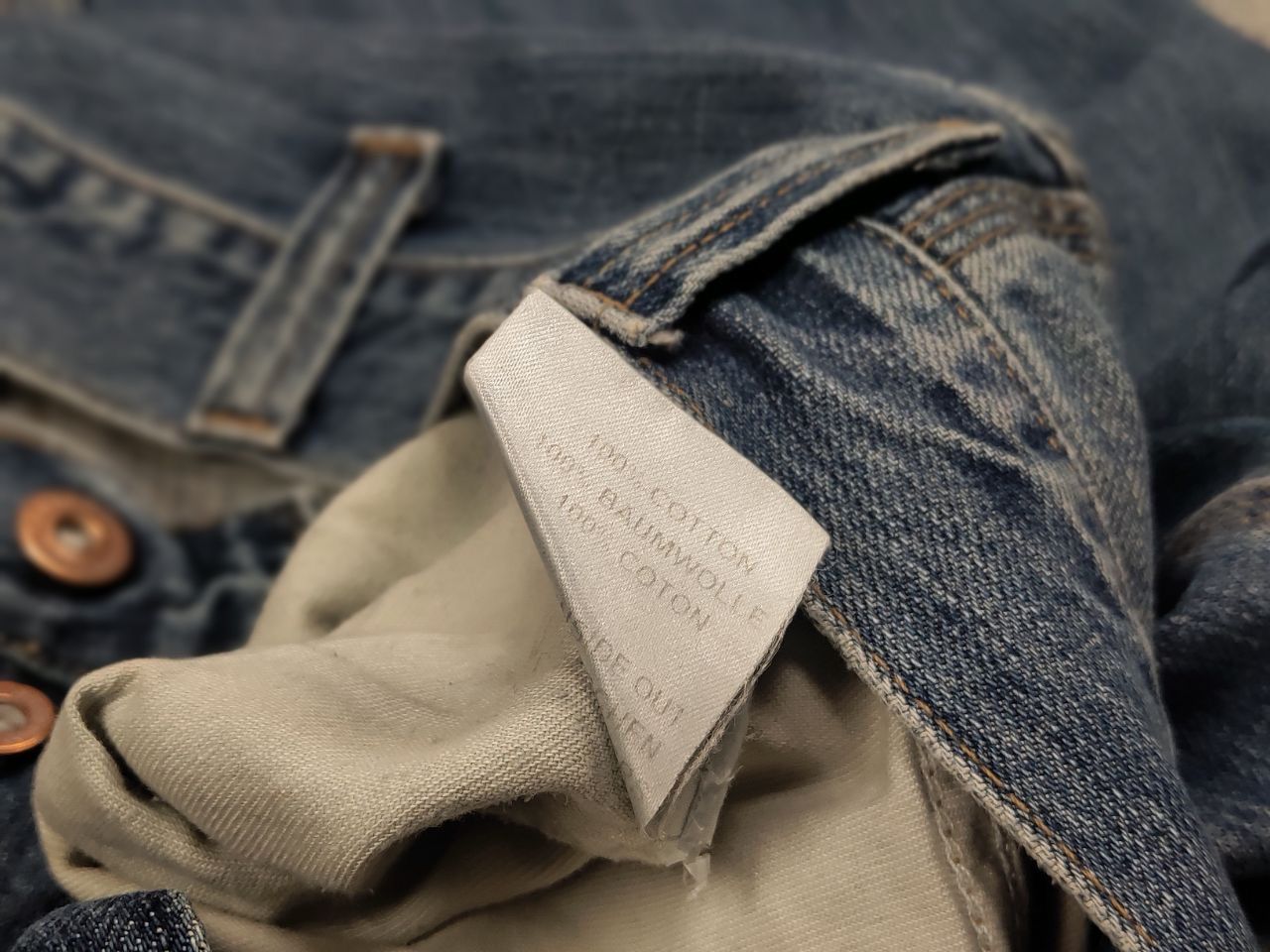Carhartt Vintage 90's USA Carhartt Retro Distressed Faded Denim Jeans Size US 34 / EU 50 - 18 Thumbnail