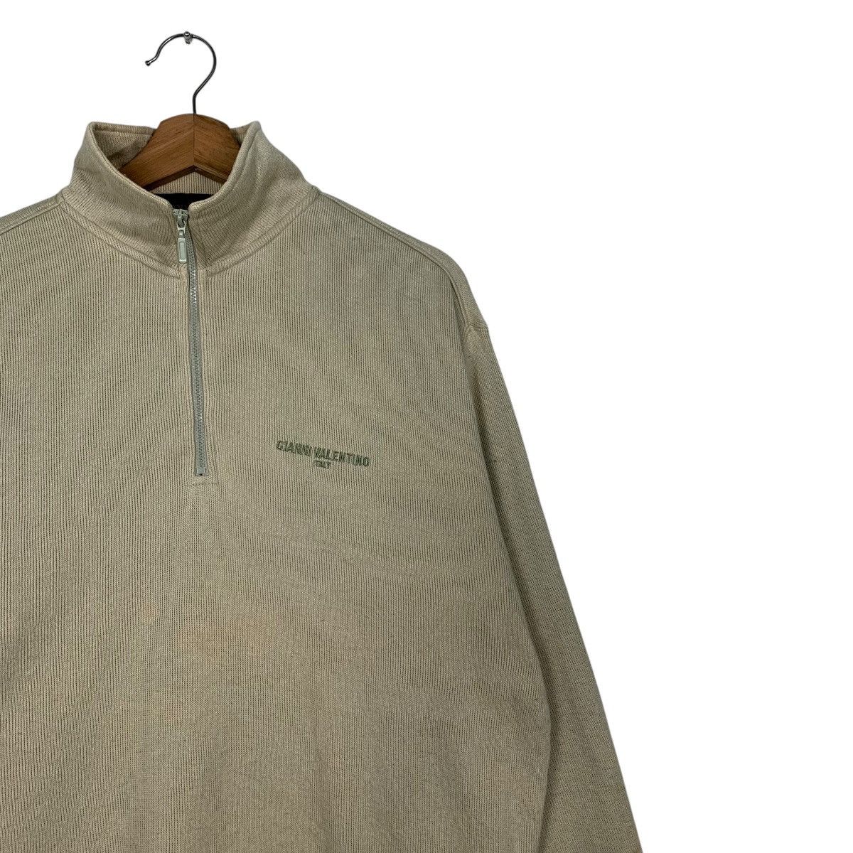 Gianni Valentino GIANNI VALENTINO Half Zip Turtleneck Sweatshirt #2404-C108 Size US M / EU 48-50 / 2 - 5 Thumbnail