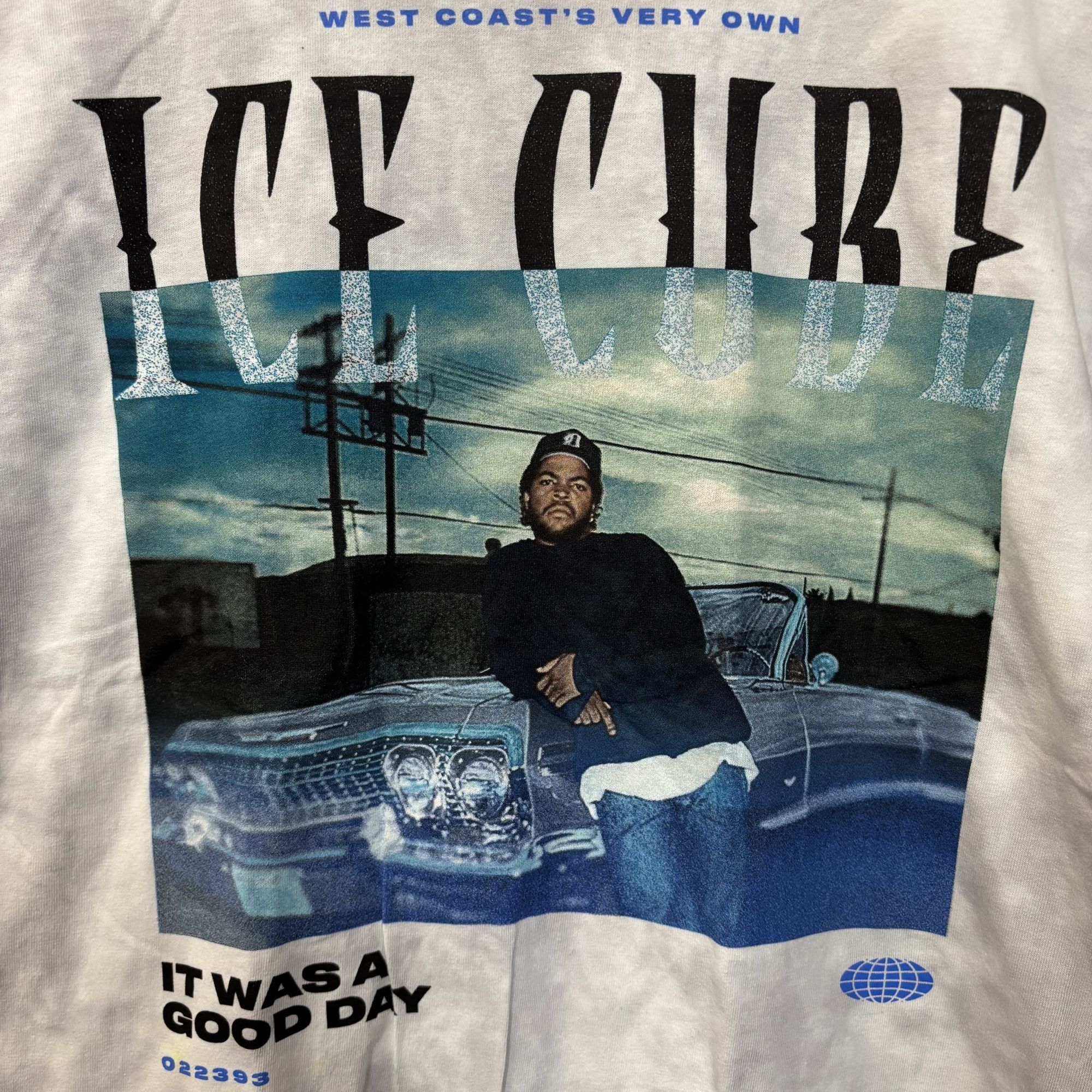 Rap Tees Ice Cube West Coast Blue Tie Dye T-Shirt XL Size US XL / EU 56 / 4 - 3 Thumbnail