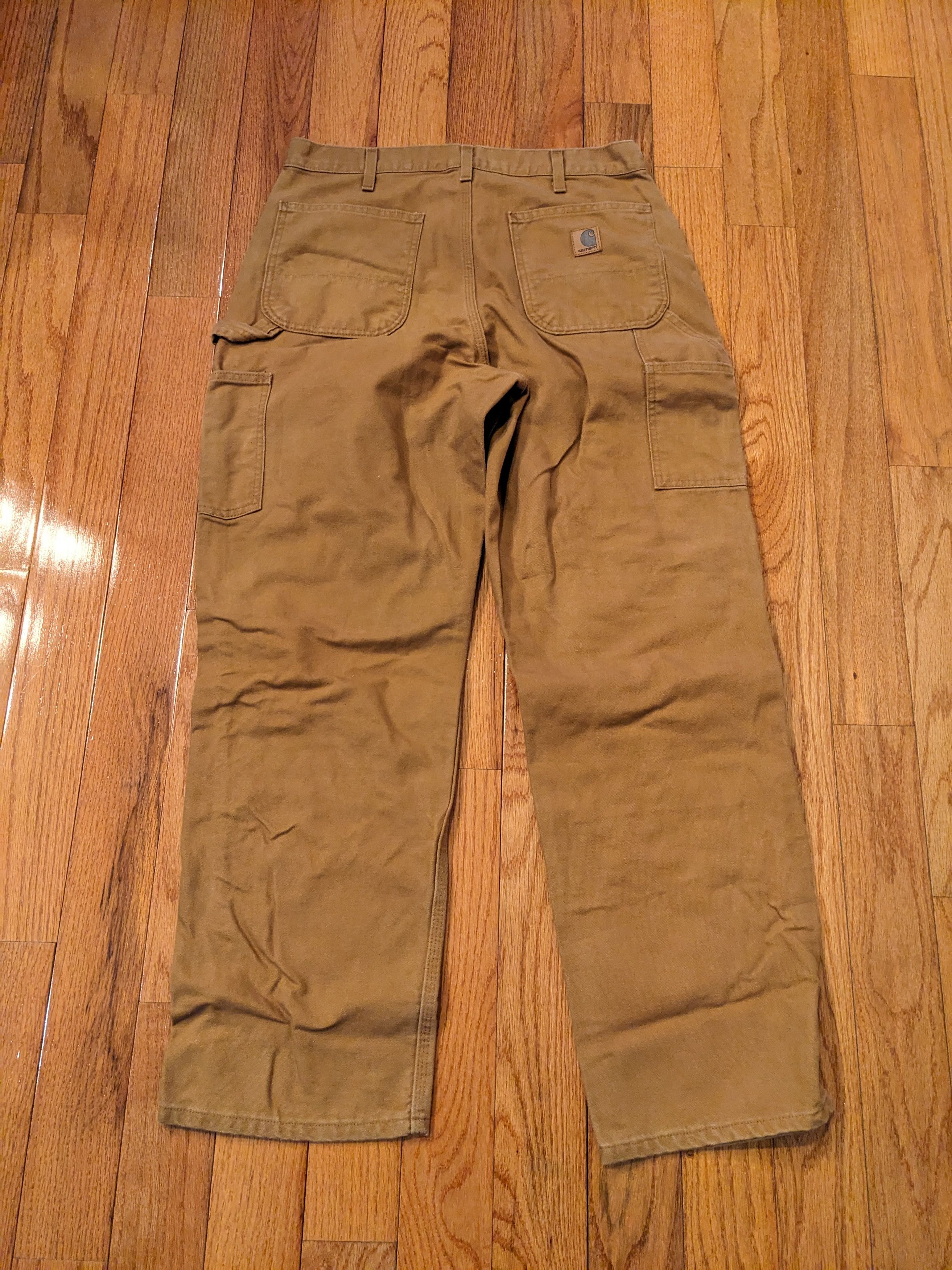 Carhartt × Vintage Vintage 90s Carhartt Original 34 x 32 Double Knee Pants Size US 34 / EU 50 - 1 Thumbnail