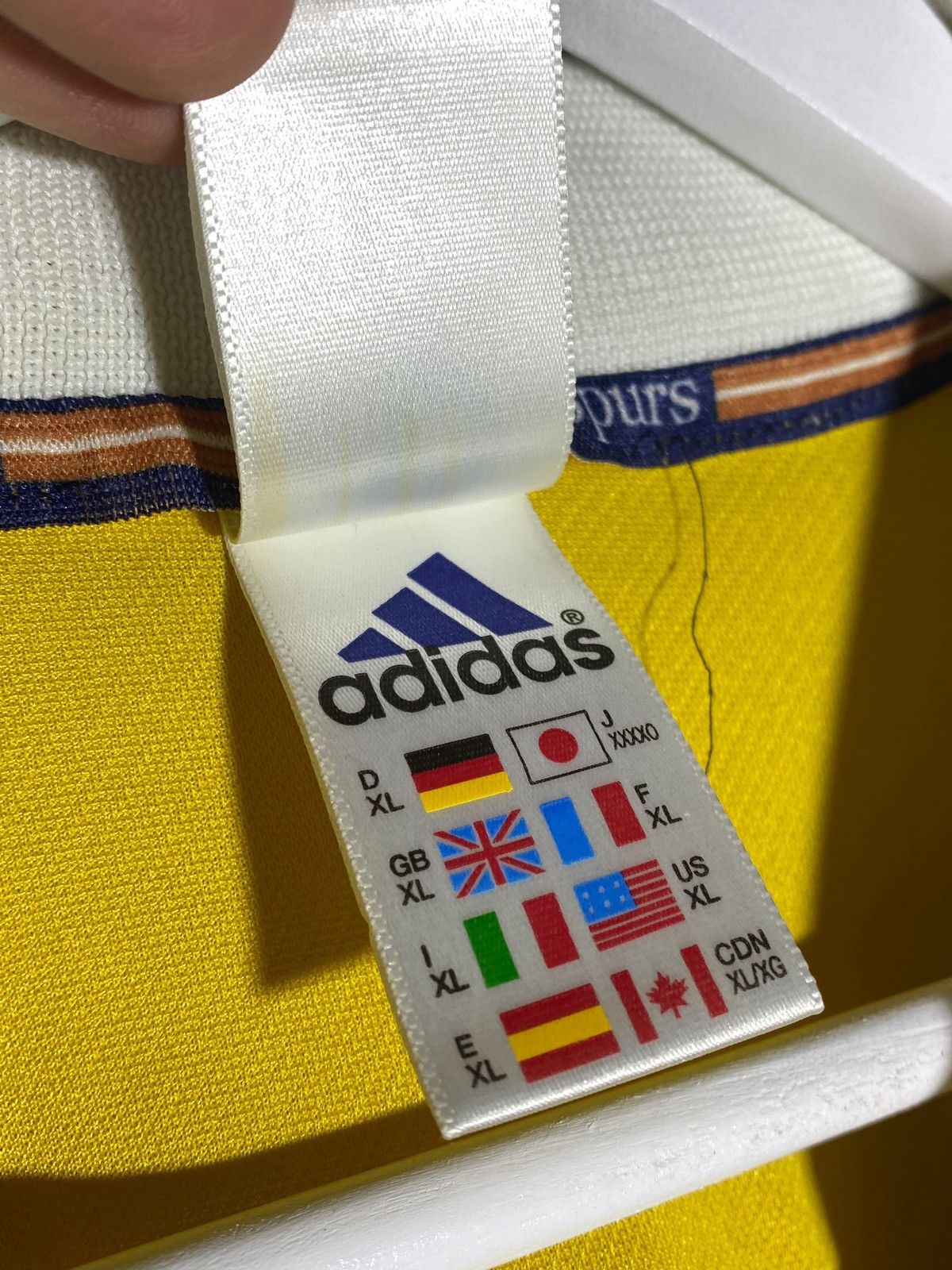 Adidas × Vintage Vintage Tottenham Hotspur 1999/00 Away Football Shirt Size US XXL / EU 58 / 5 - 22 Thumbnail
