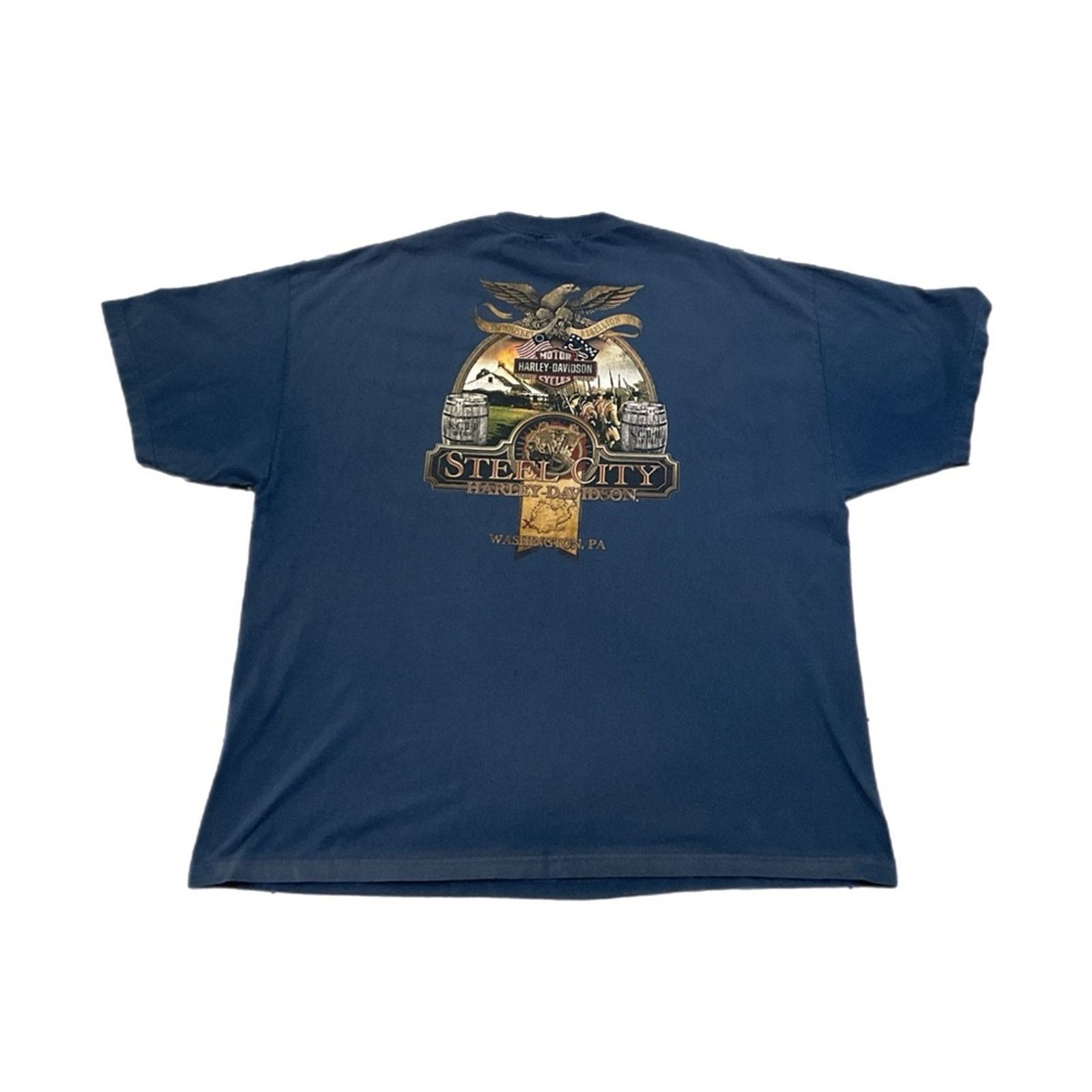 Harley Davidson Harley Davidson Steel City Washington, PA Graphic T-Shirt Size US XXL / EU 58 / 5 - 2 Thumbnail
