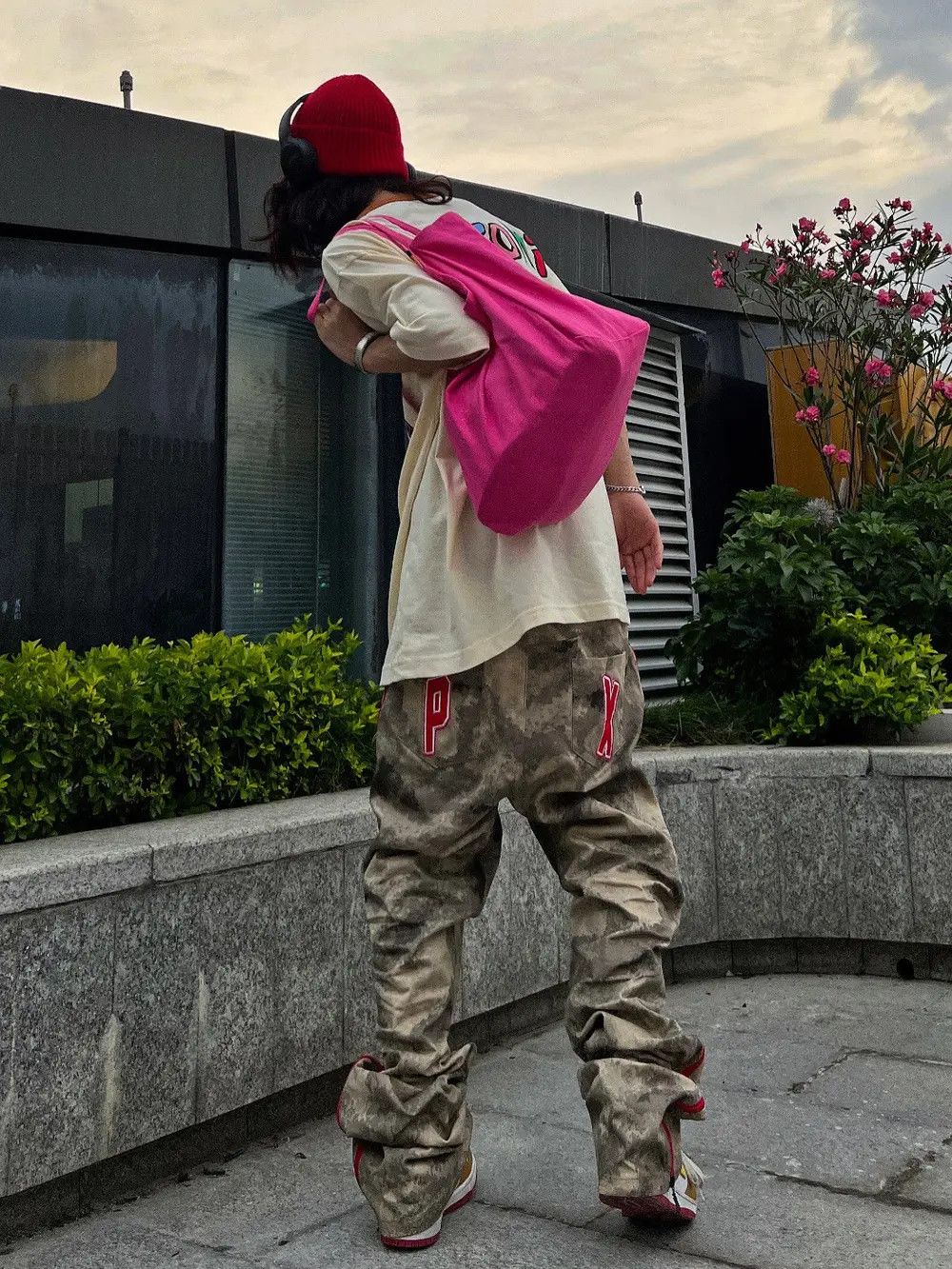Japanese Brand × Jean Camo Striped Graphic Pants Size US 34 / EU 50 - 3 Thumbnail