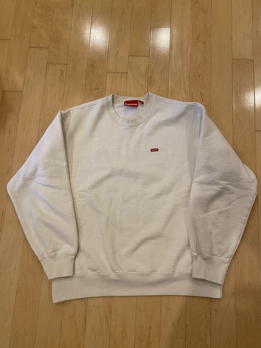 Supreme box logo crewneck 2024 natural